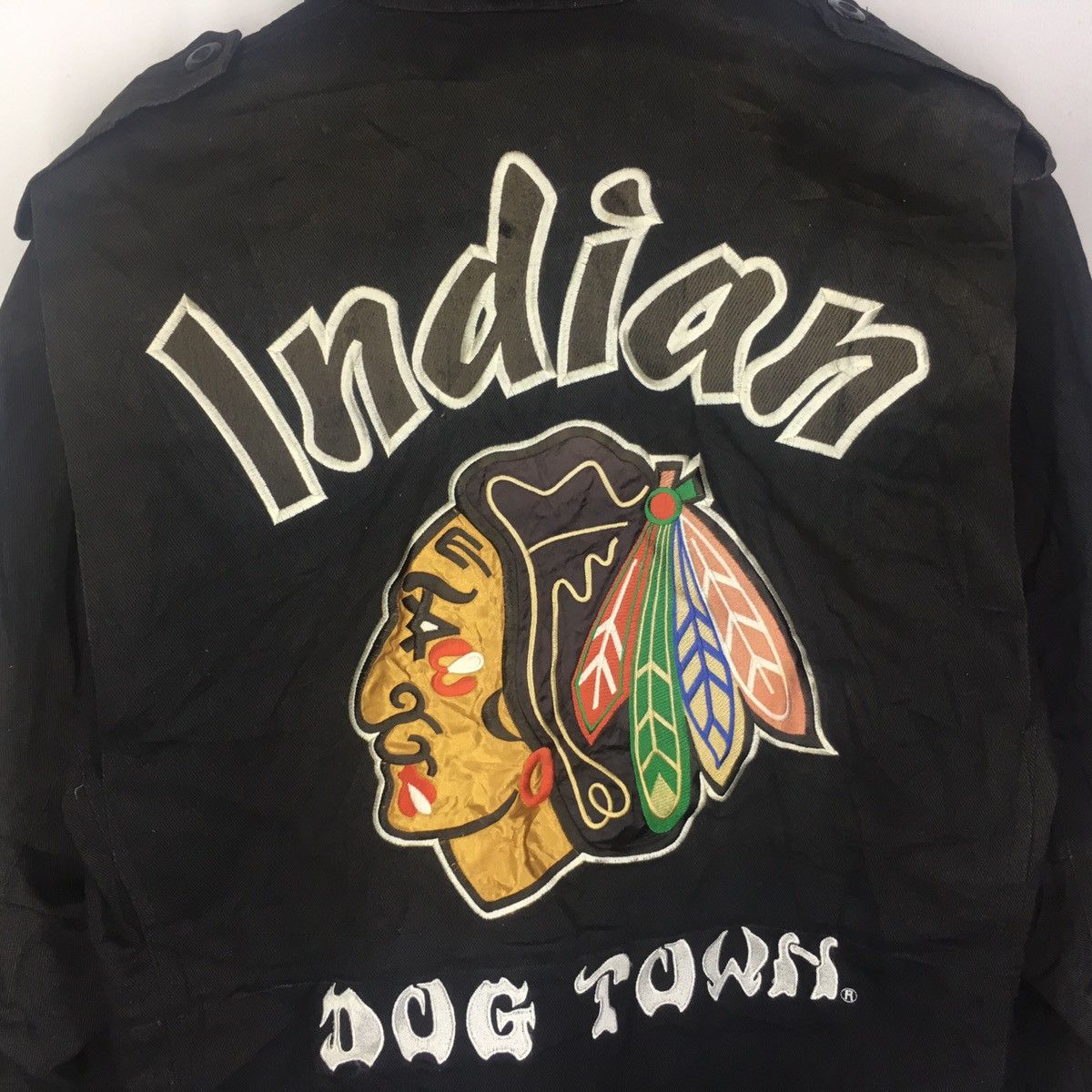 Rare Dog Town Jacket Big Logo Nice Design