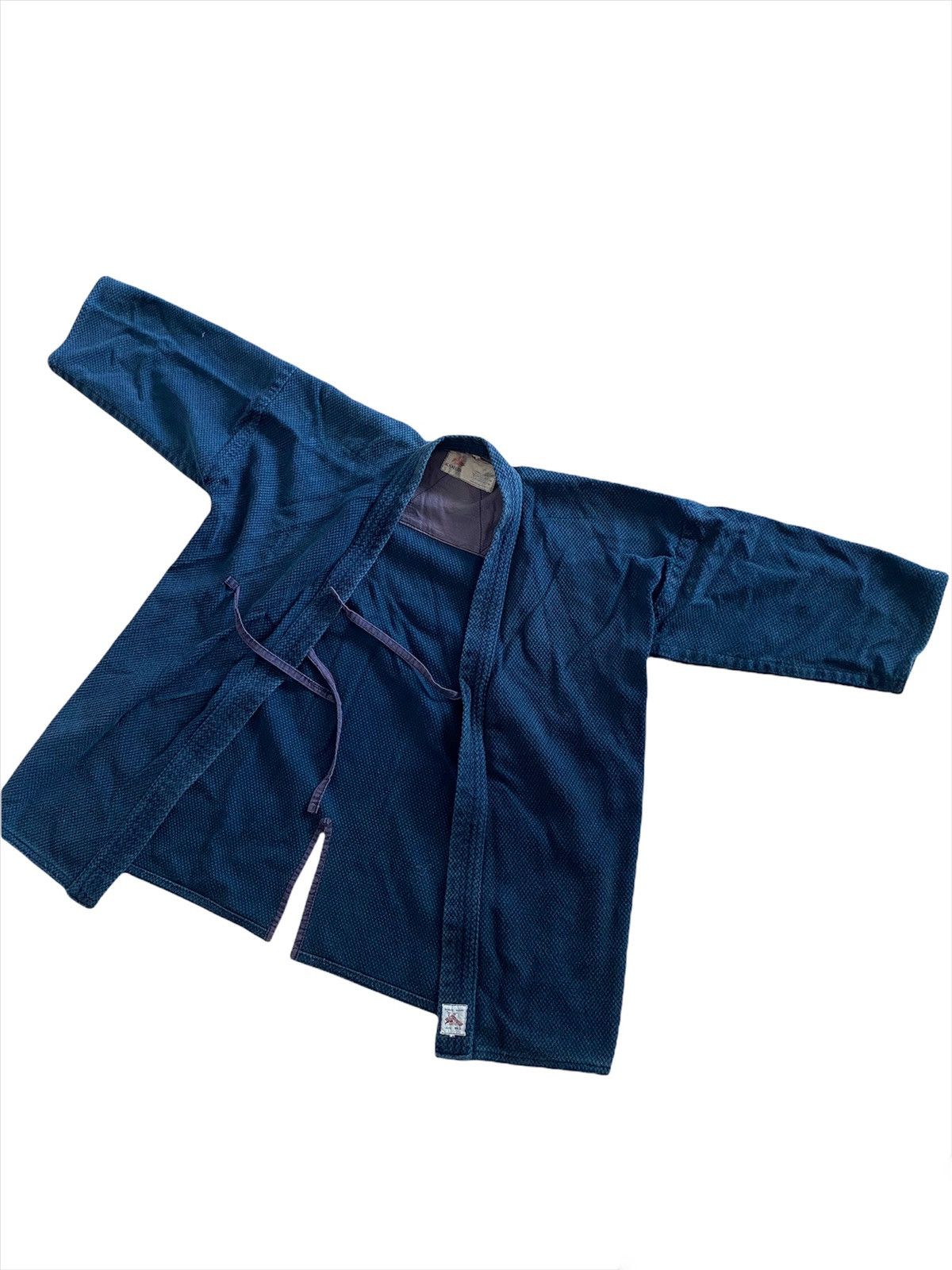 Blue Blue Japan × Japanese Brand × Vintage 🇯🇵Dyen kimono Japan Indigo style Visvim kapital design Size US L / EU 52-54 / 3 - 3 Thumbnail