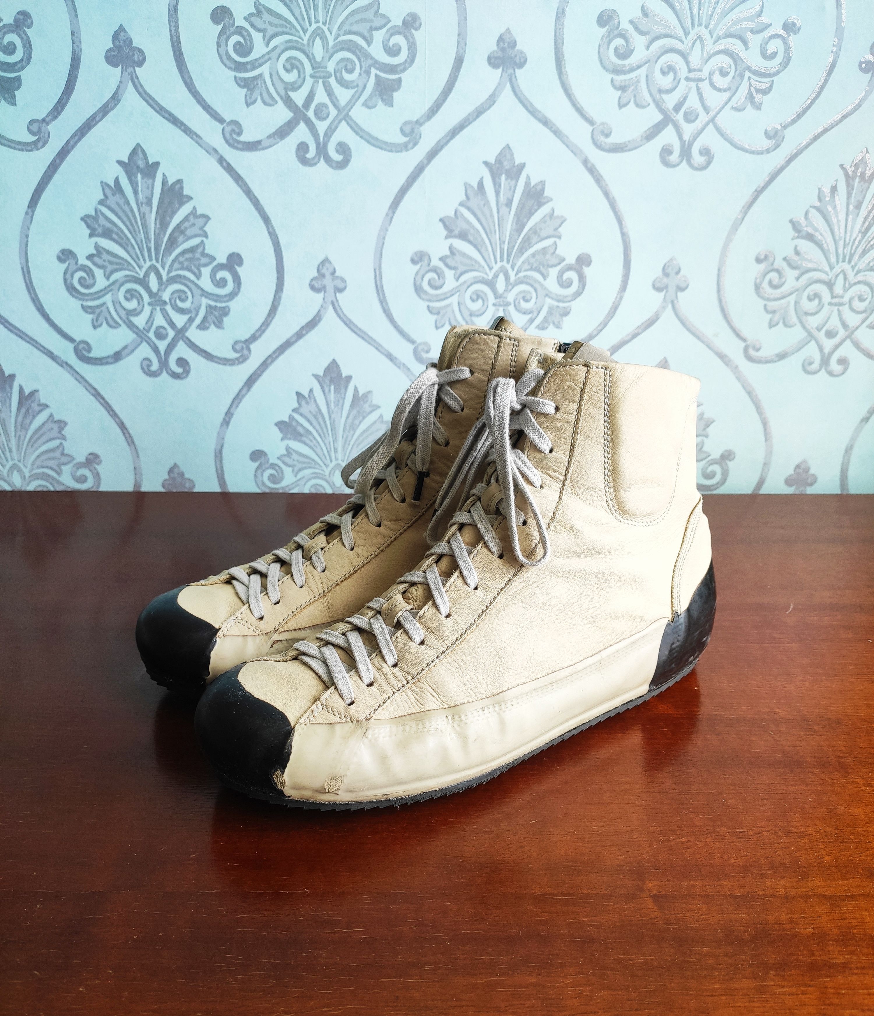 RBRSL Polacco white hi-tops.Like Guidi or Boris Bidjan Saberi Size US 11 / IT 41 - 2 Thumbnail