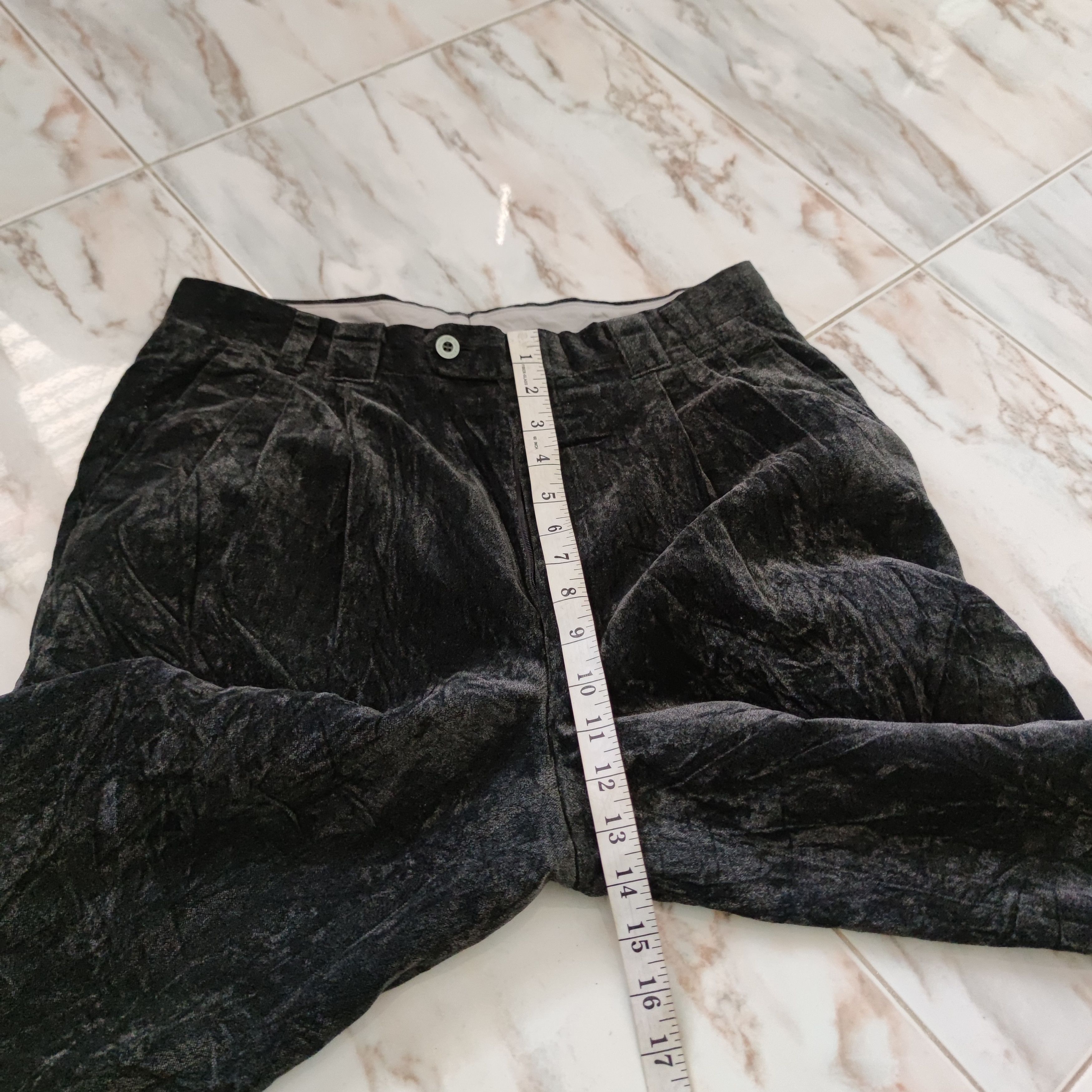 Balenciaga VINTAGE BALENCIAGA PARIS VELVET PANT MADE IN JAPAN Size US 32 / EU 48 - 20 Thumbnail