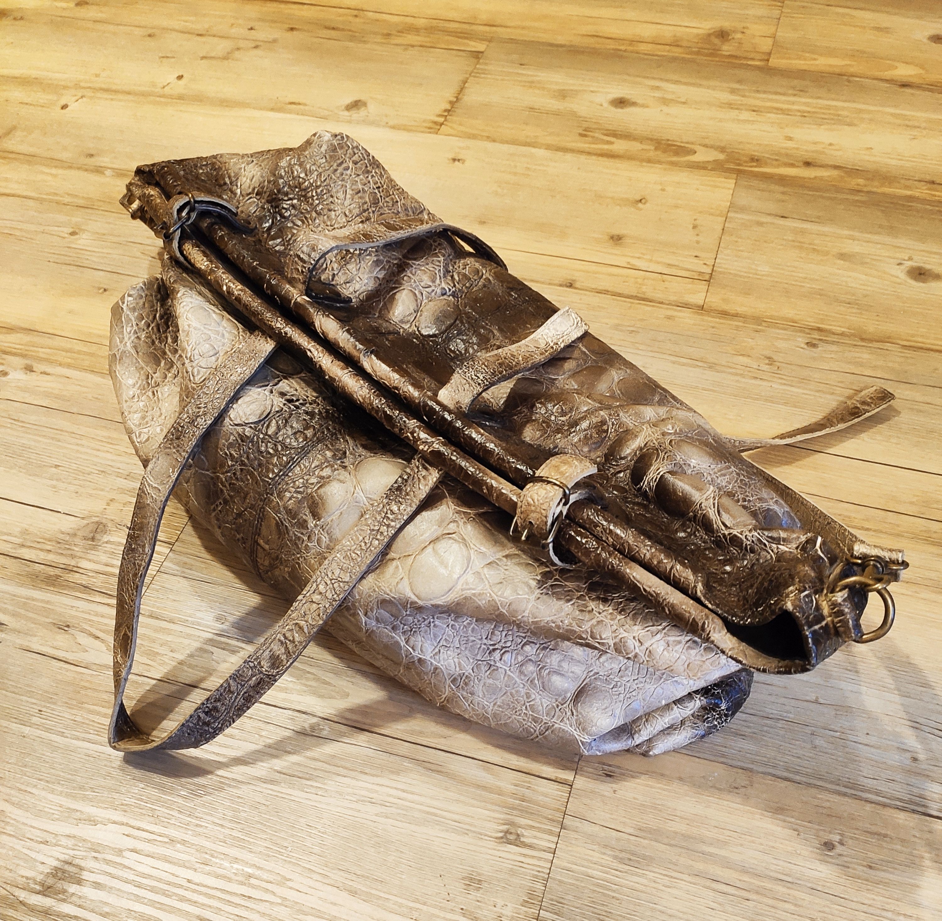 Exotic leather travel GUIDI or Yohji Yamamoto