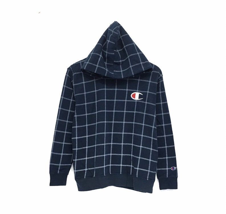 Champion Hoodie Sweatshirt Embroidery Small Logo Pullover
