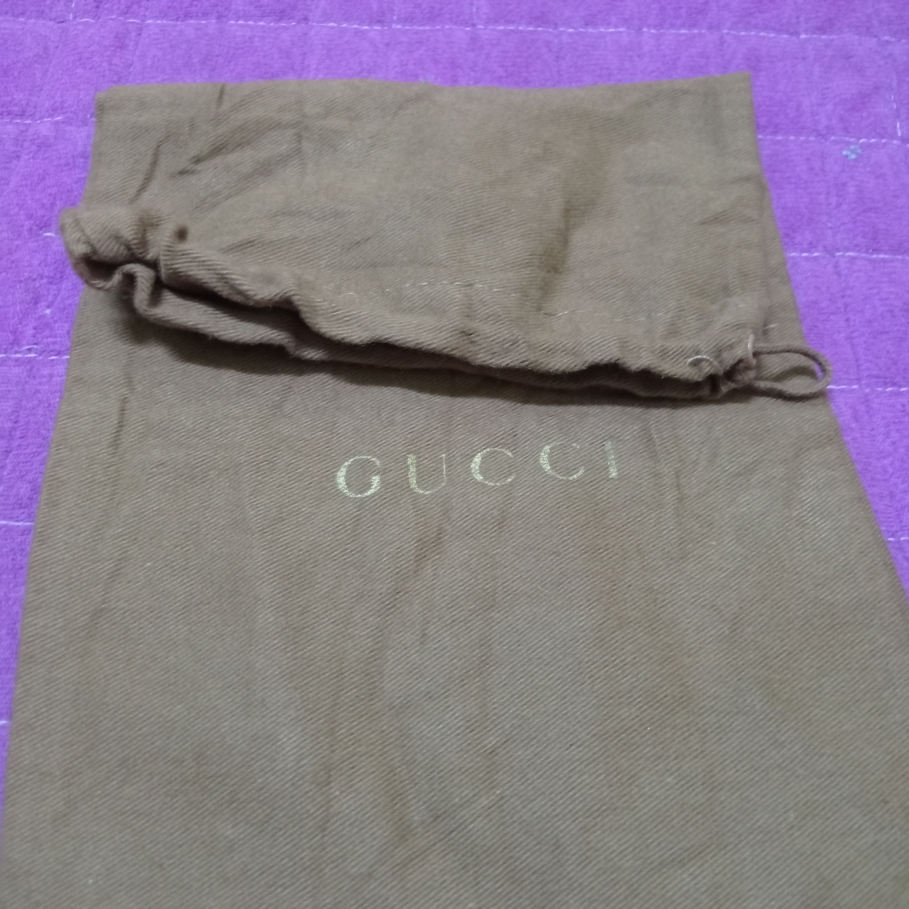 Vintage Original Brown GUCCI dust bag (code 002588) made in Italy