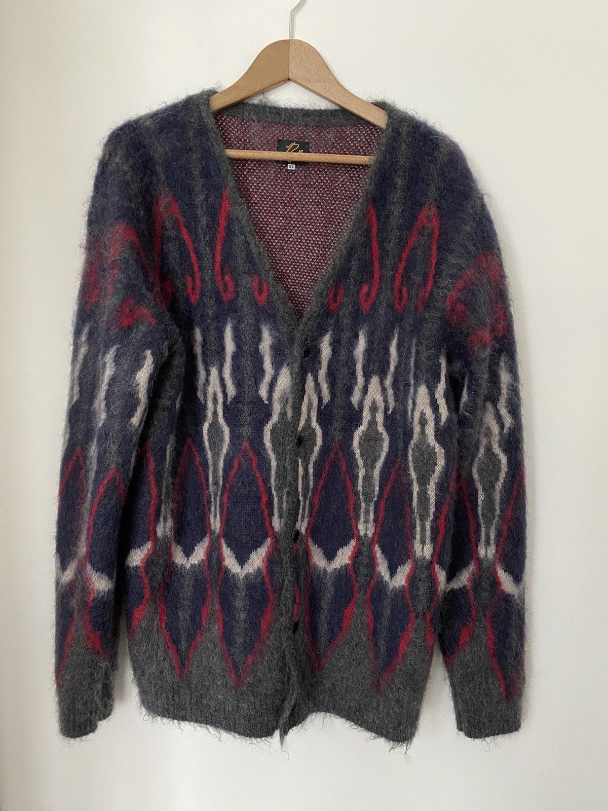 Needles Needles Mohair Psychedelic Cardigan Size US XL / EU 56 / 4 - 2 Thumbnail