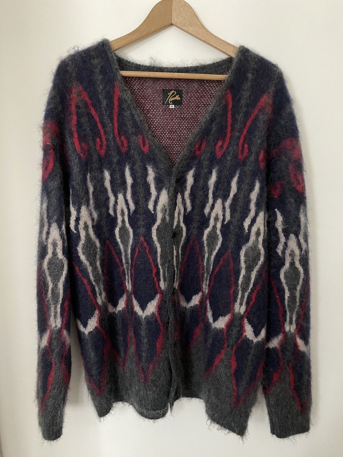Needles Needles Mohair Psychedelic Cardigan Size US XL / EU 56 / 4 - 1 Thumbnail