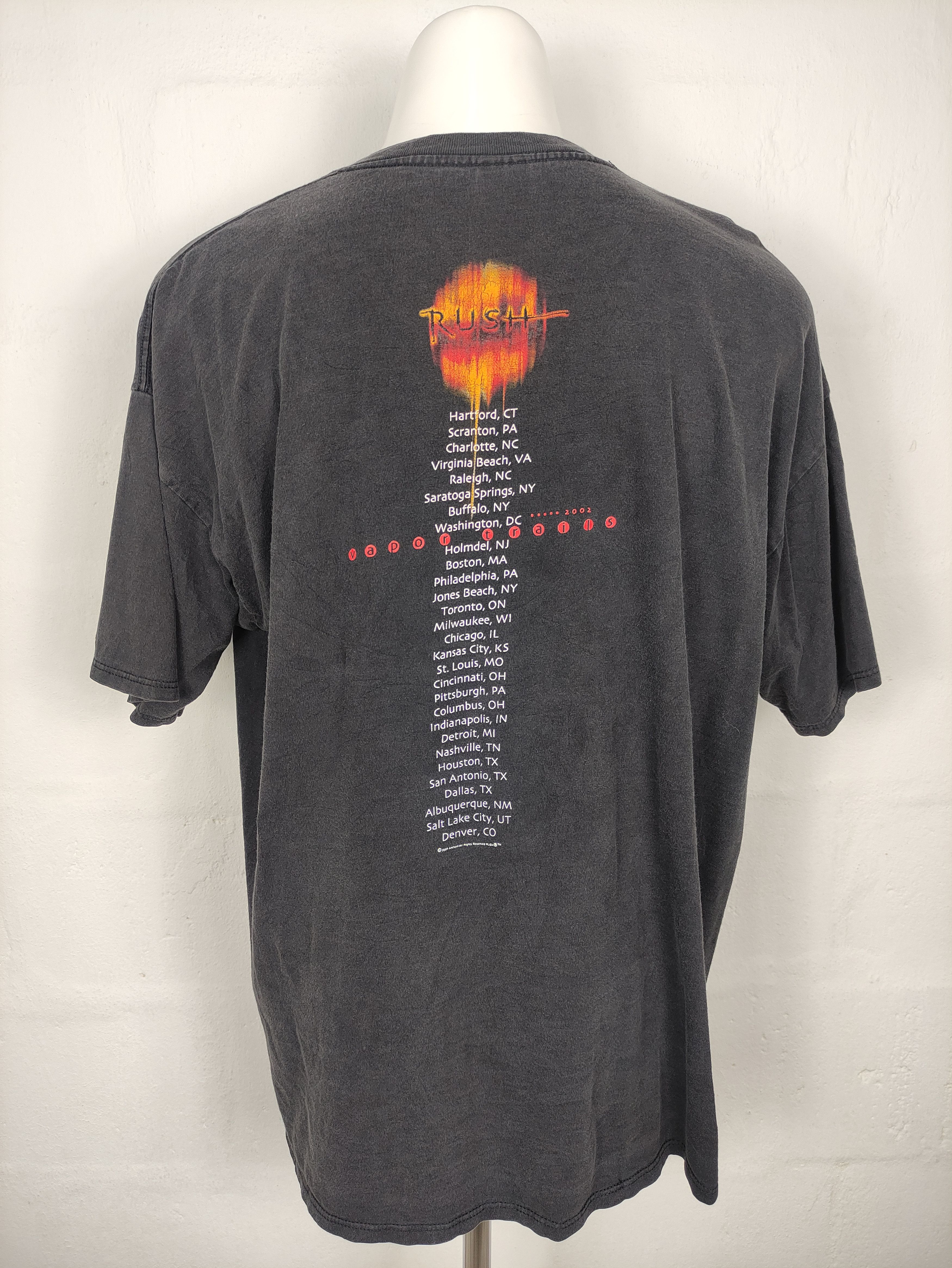 Band Tees × Vintage Vtg Early 00s Rush Vapor Trails Album Progressive Rock Shirt Size US XXL / EU 58 / 5 - 4 Thumbnail