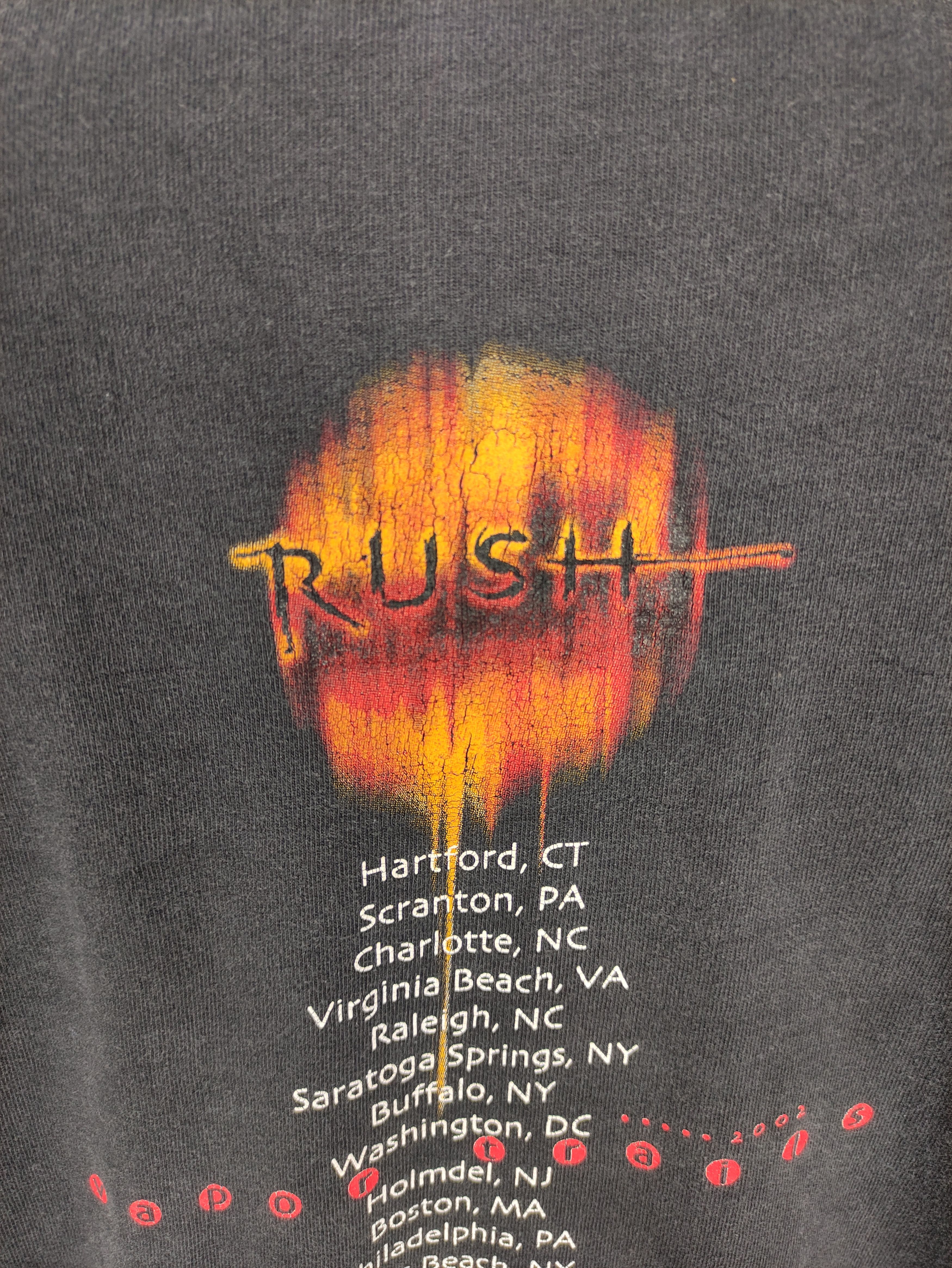 Band Tees × Vintage Vtg Early 00s Rush Vapor Trails Album Progressive Rock Shirt Size US XXL / EU 58 / 5 - 7 Thumbnail
