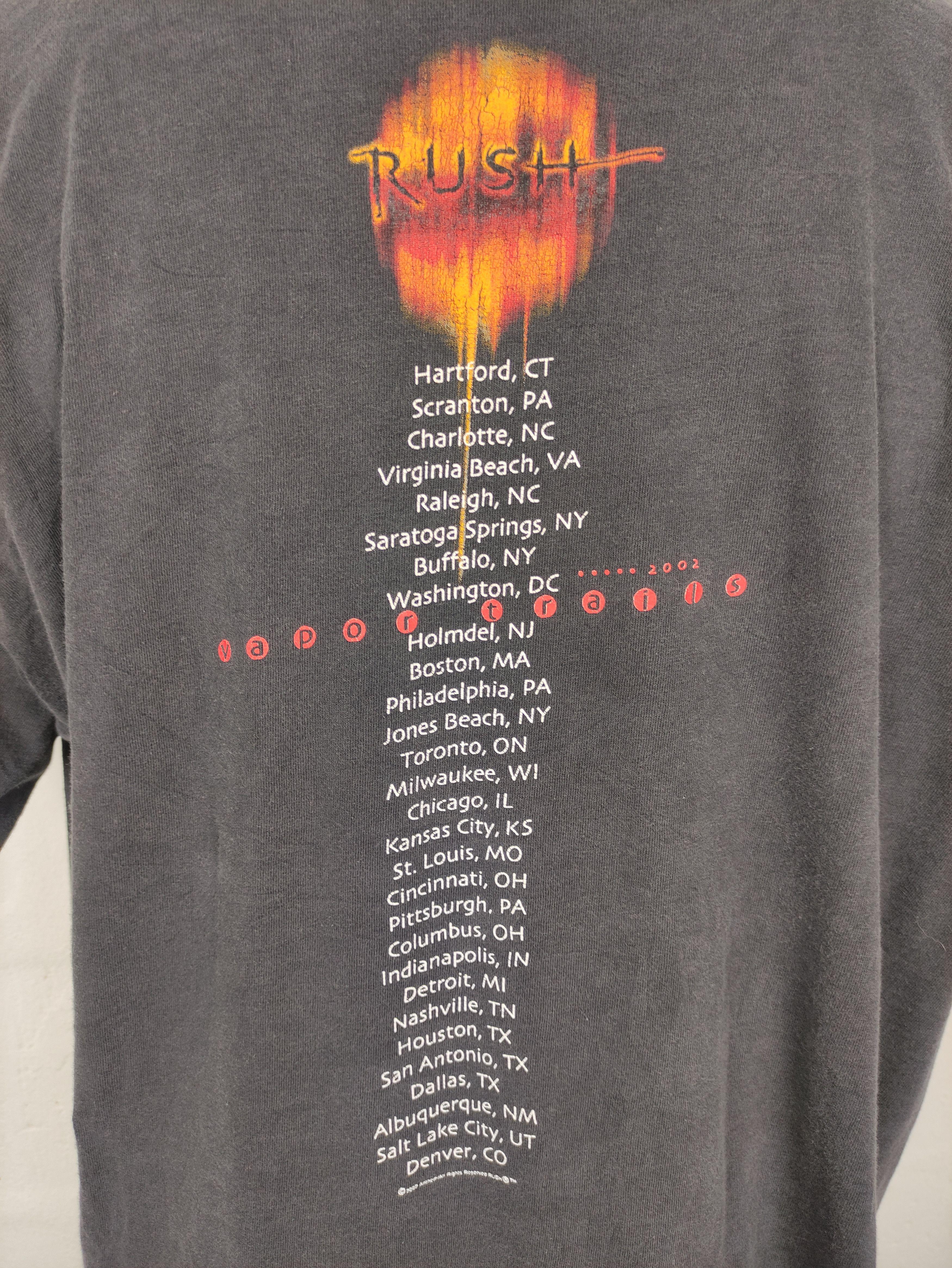 Band Tees × Vintage Vtg Early 00s Rush Vapor Trails Album Progressive Rock Shirt Size US XXL / EU 58 / 5 - 5 Thumbnail