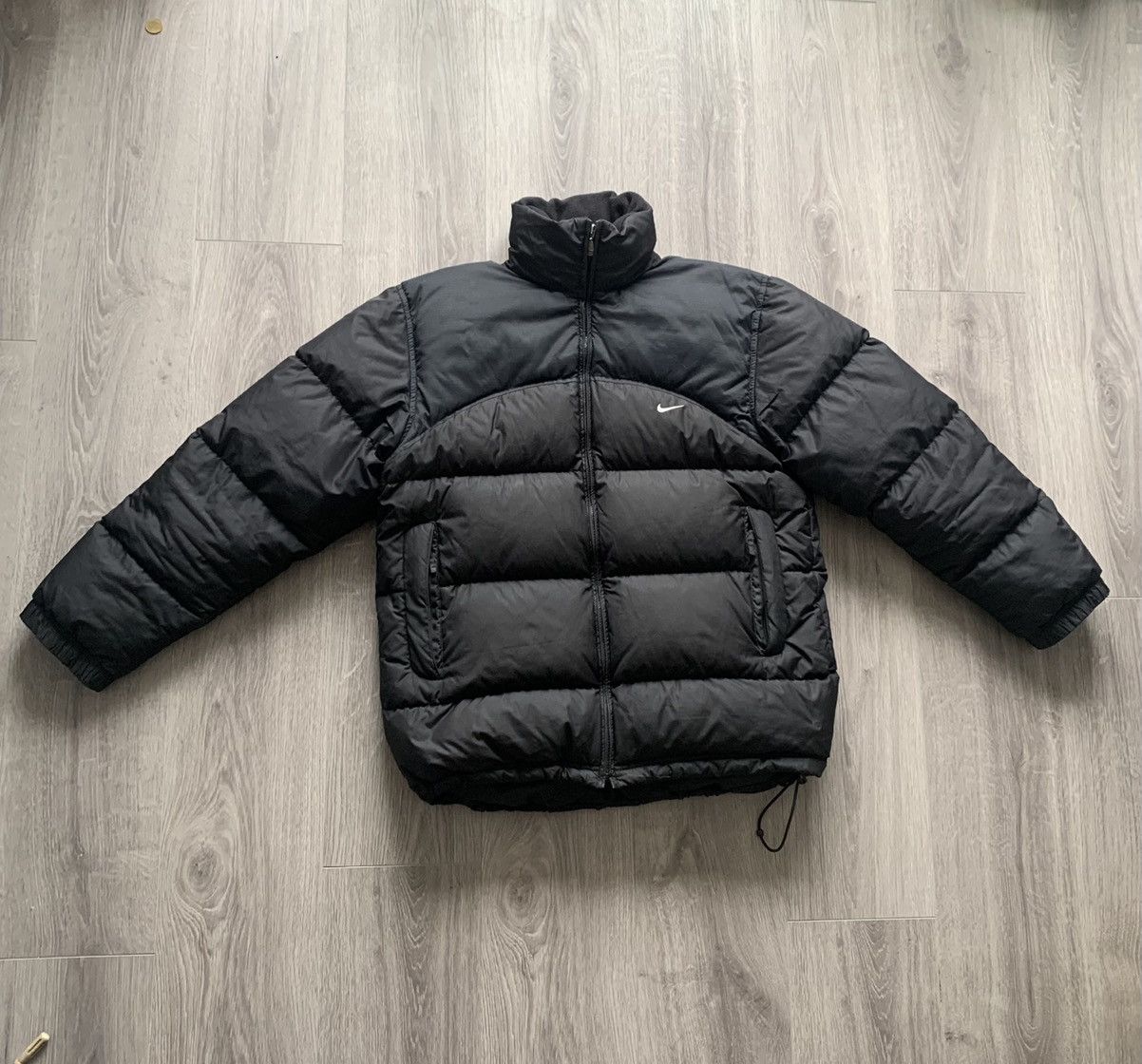 Nike × Vintage Vintage Nike Swoosh Puffer Jacket Y2K/YKK | Grailed