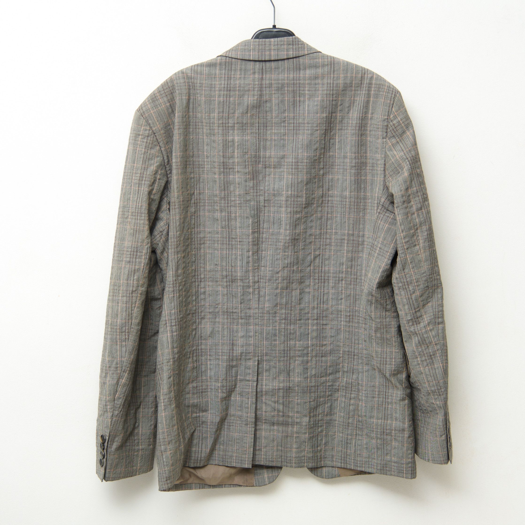 Hugo Boss Maxwell1 US 42 UK Wool Blazer Suit EU 52 Jacket Check Size 42R - 3 Thumbnail