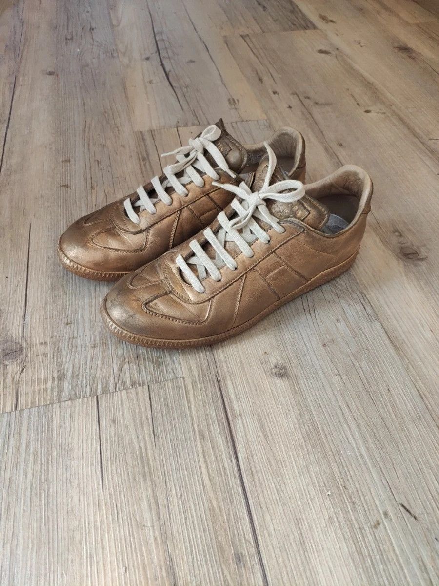 Maison Margiela Gold REPLICA sneakers by MMM Size US 5.5 / EU 38 - 3 Thumbnail