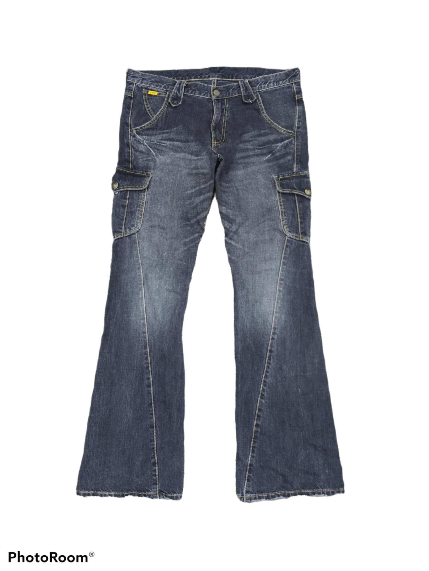 Hysteric Glamour RARE FLARED🔥DISTRESSED LEE TWIST CARGO PANTS Size US 33 - 1 Thumbnail