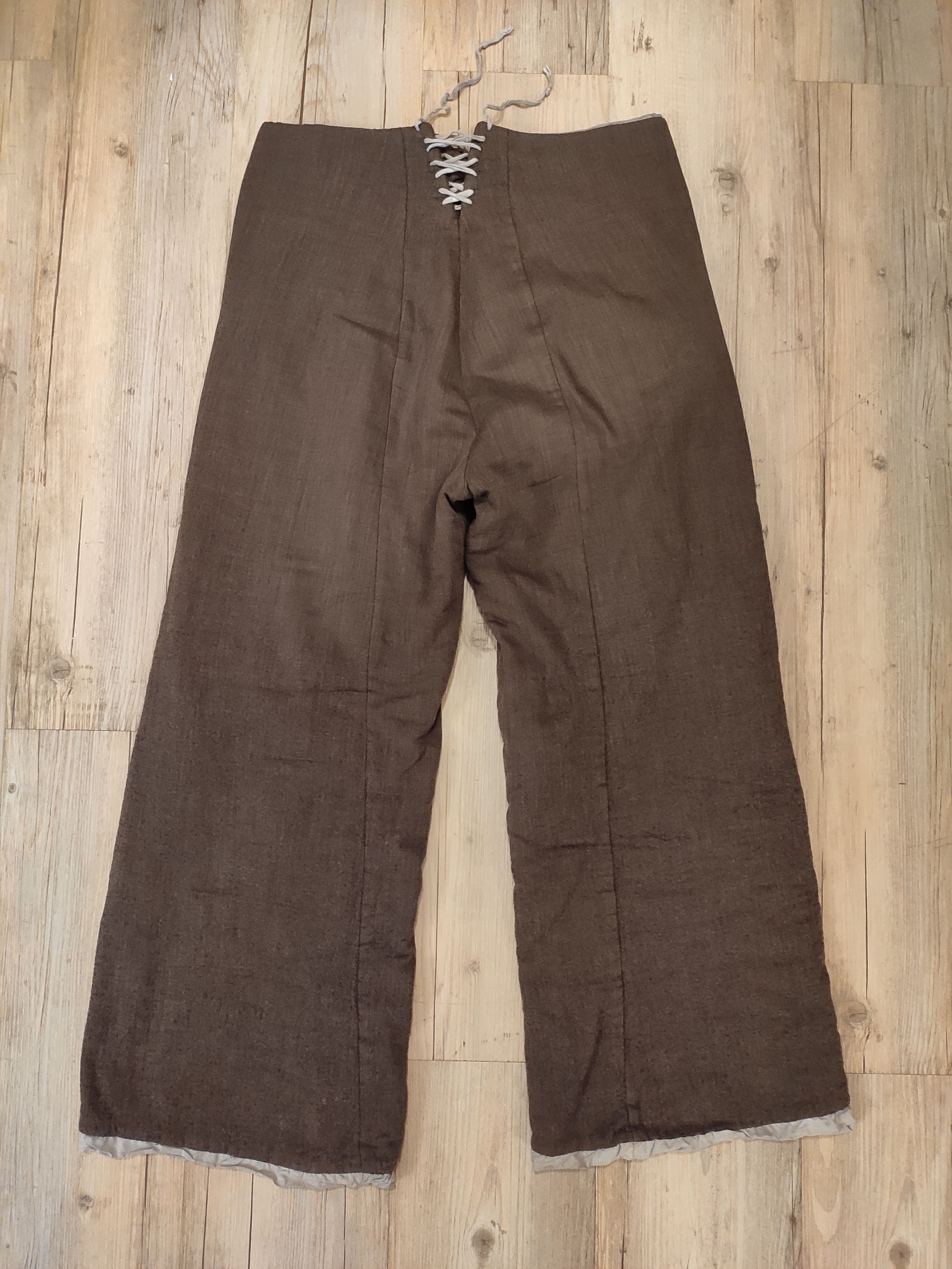 volga volga Reversible double layer wide trousers.Like Uma Wang Size 29" - 3 Thumbnail
