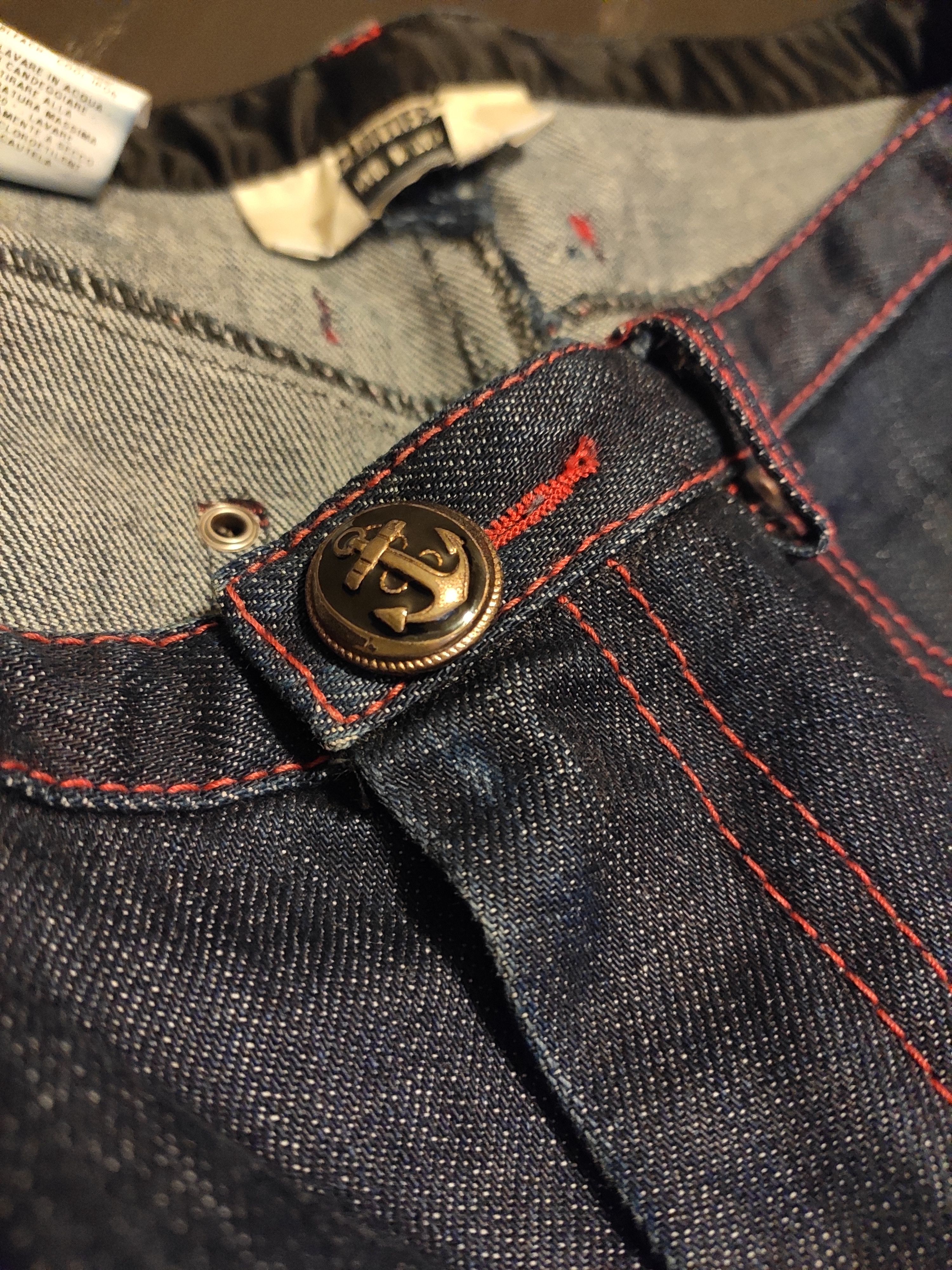 Jean Paul Gaultier GRAIL! SS08 logo denim pants.Like Versace or Jacquemus Size 30" / US 8 / IT 44 - 5 Thumbnail