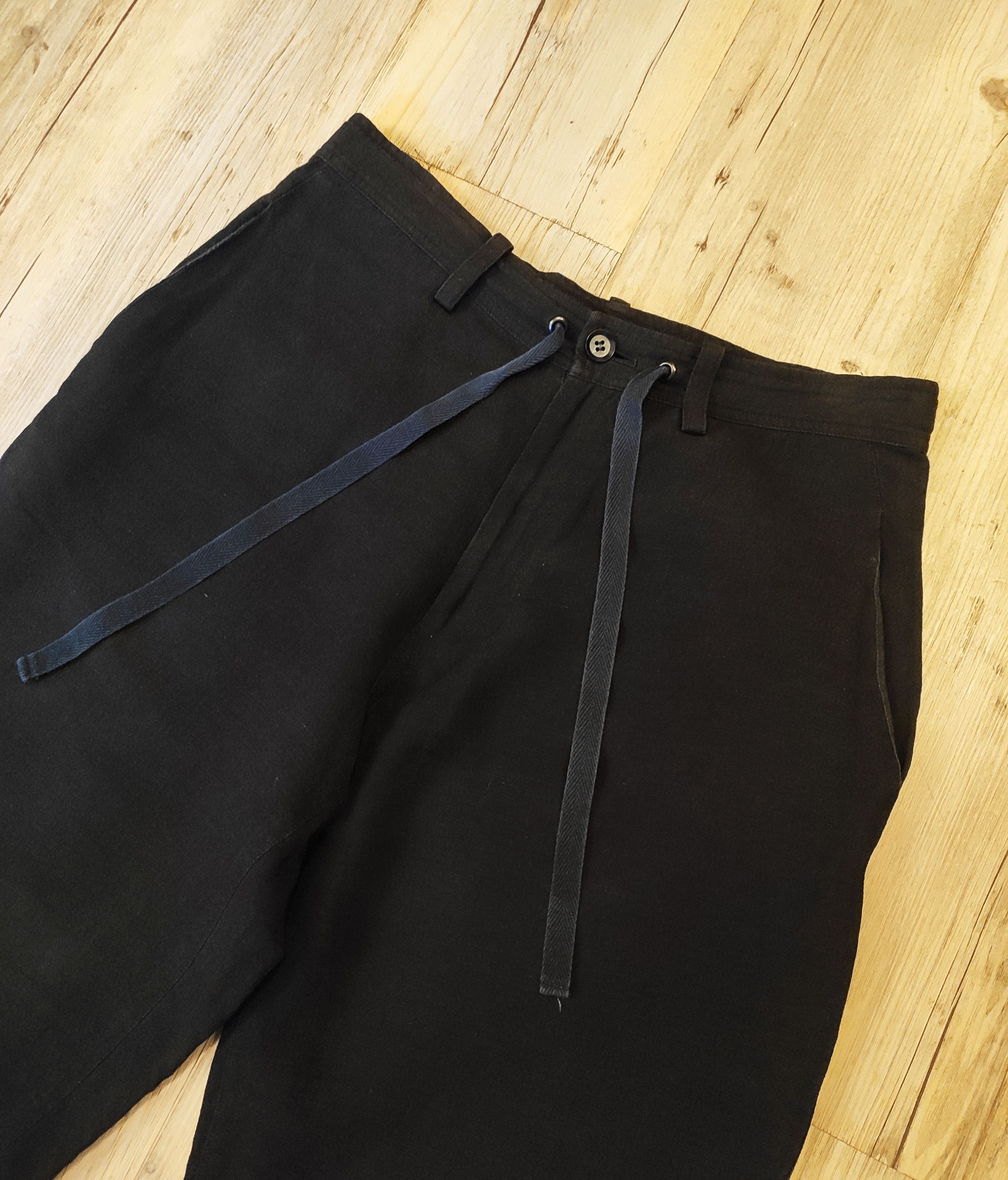 Yohji Yamamoto Drawstring linen pants.Like Casey Casey or Julius Size 30" / US 8 / IT 44 - 2 Thumbnail