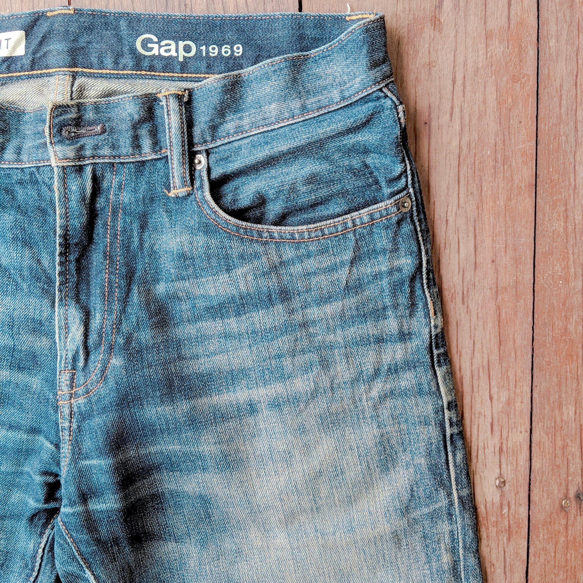Japanese Brand Vintage Japanese Faded Distressed Denim Jeans Pants W34 Size US 34 / EU 50 - 4 Thumbnail