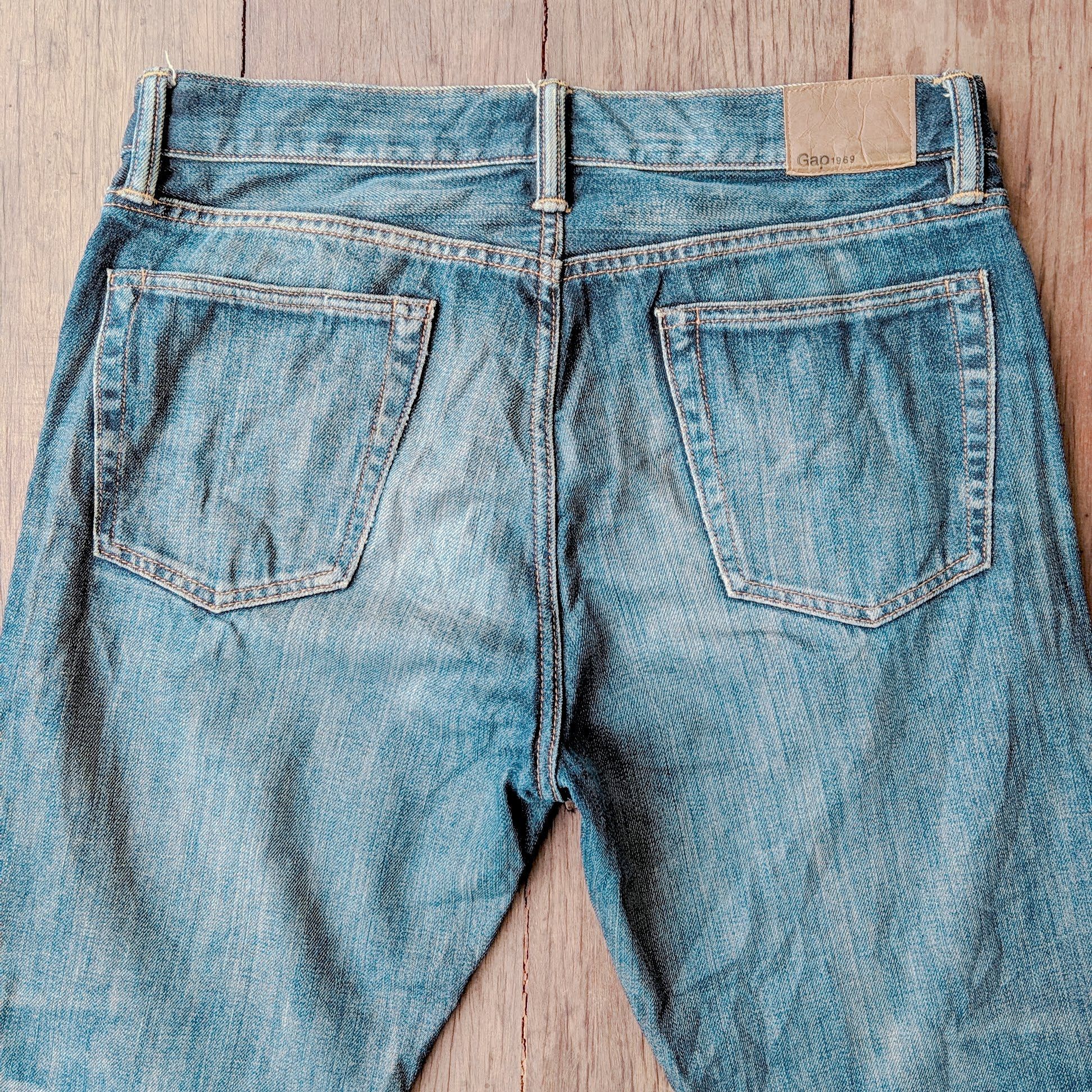 Japanese Brand Vintage Japanese Faded Distressed Denim Jeans Pants W34 Size US 34 / EU 50 - 8 Thumbnail