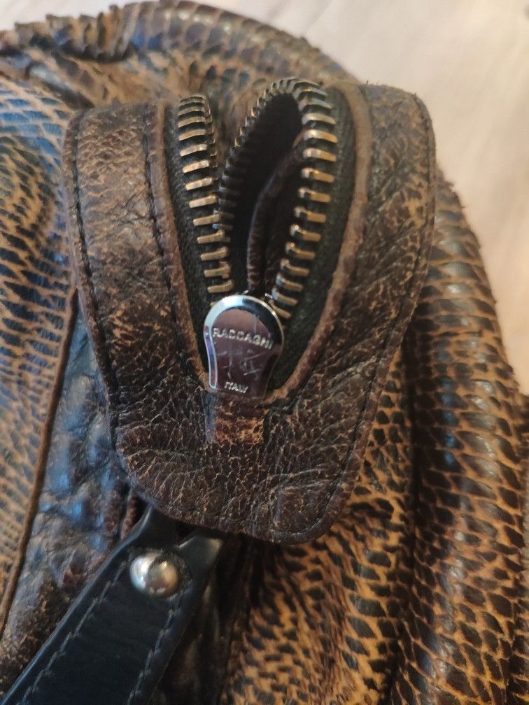 Giorgio Brato Brown washed Leather shoulder bag.Like Rick Owens or Julius Size ONE SIZE - 9 Thumbnail