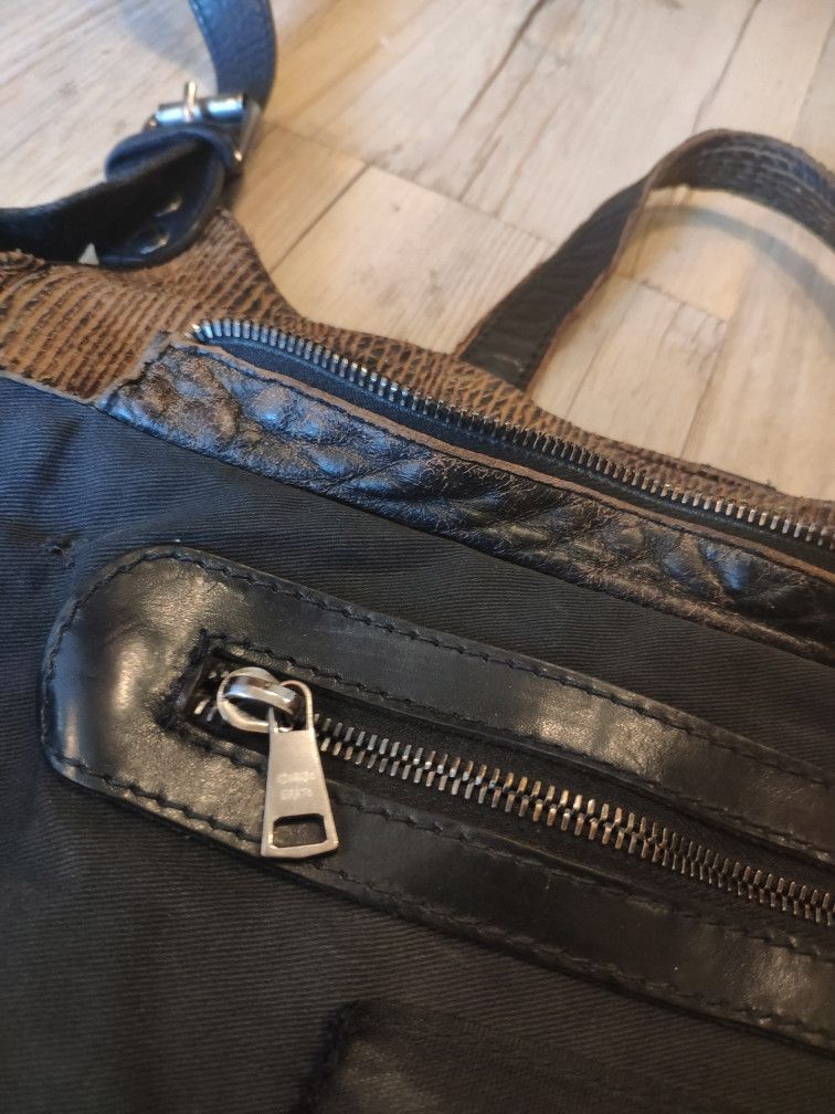 Giorgio Brato Brown washed Leather shoulder bag.Like Rick Owens or Julius Size ONE SIZE - 7 Thumbnail