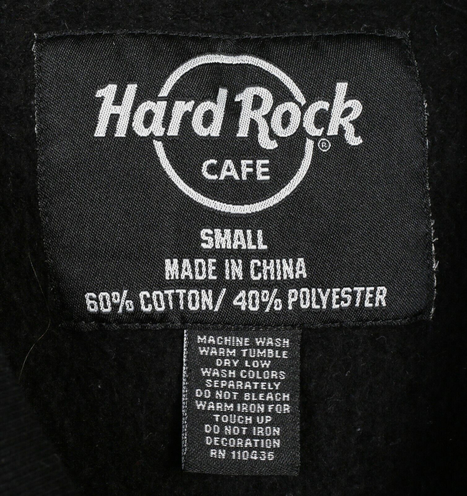 Hard Rock Cafe Hard Rock Cafe S Jumper Black Sweatshirt Ladies Sweater Size S / US 4 / IT 40 - 4 Thumbnail