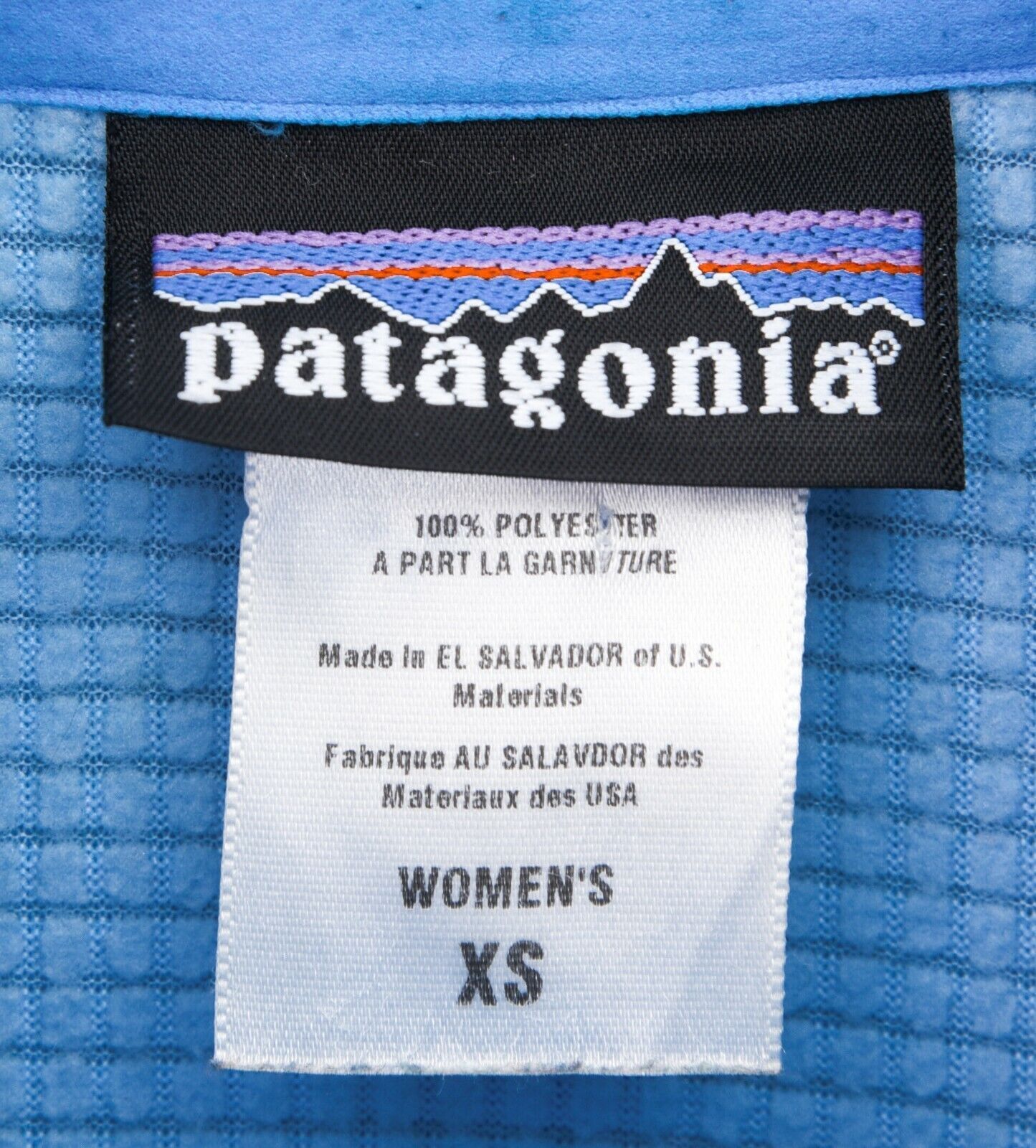 Patagonia XS Fleece Jumper Sweatshirt Sweater Zip Up Polartec Blue Size XS / US 0-2 / IT 36-38 - 7 Thumbnail