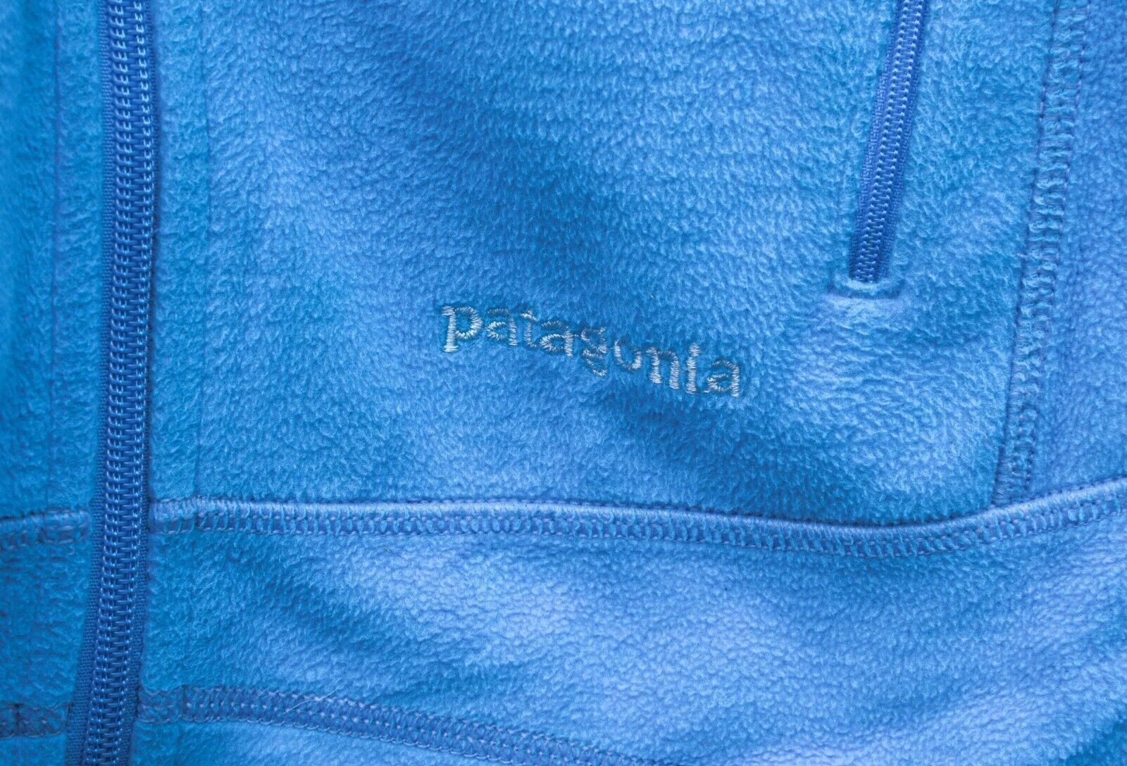 Patagonia XS Fleece Jumper Sweatshirt Sweater Zip Up Polartec Blue Size XS / US 0-2 / IT 36-38 - 5 Thumbnail