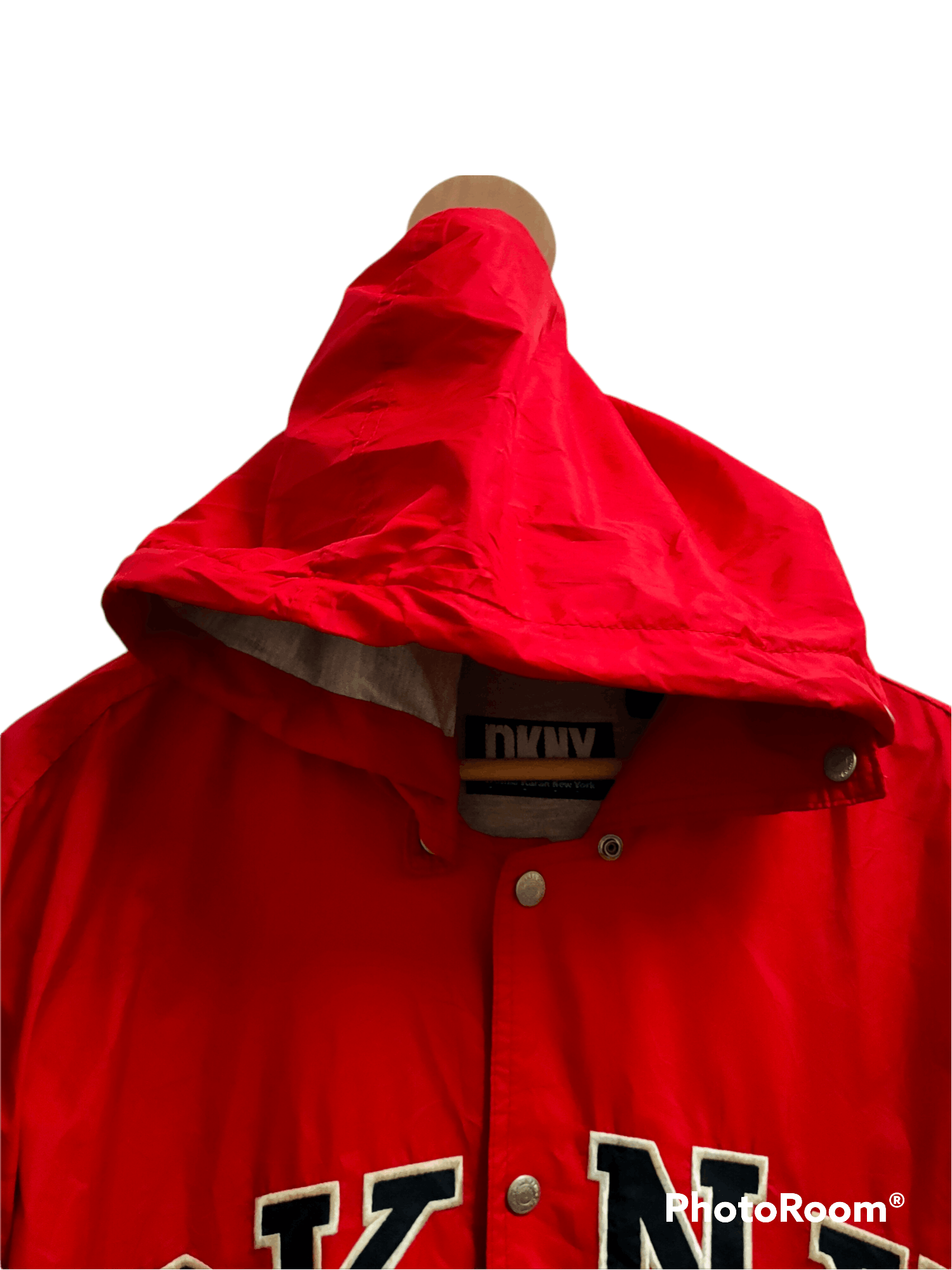 DKNY Vintage DKNY athletic long jacket button up hoodie Size US M / EU 48-50 / 2 - 2 Thumbnail
