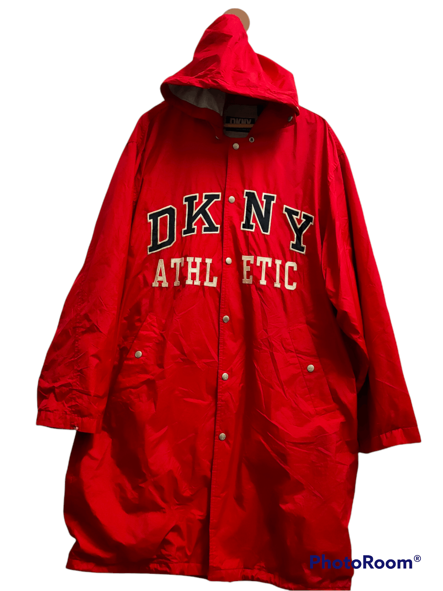 DKNY Vintage DKNY athletic long jacket button up hoodie Size US M / EU 48-50 / 2 - 1 Thumbnail