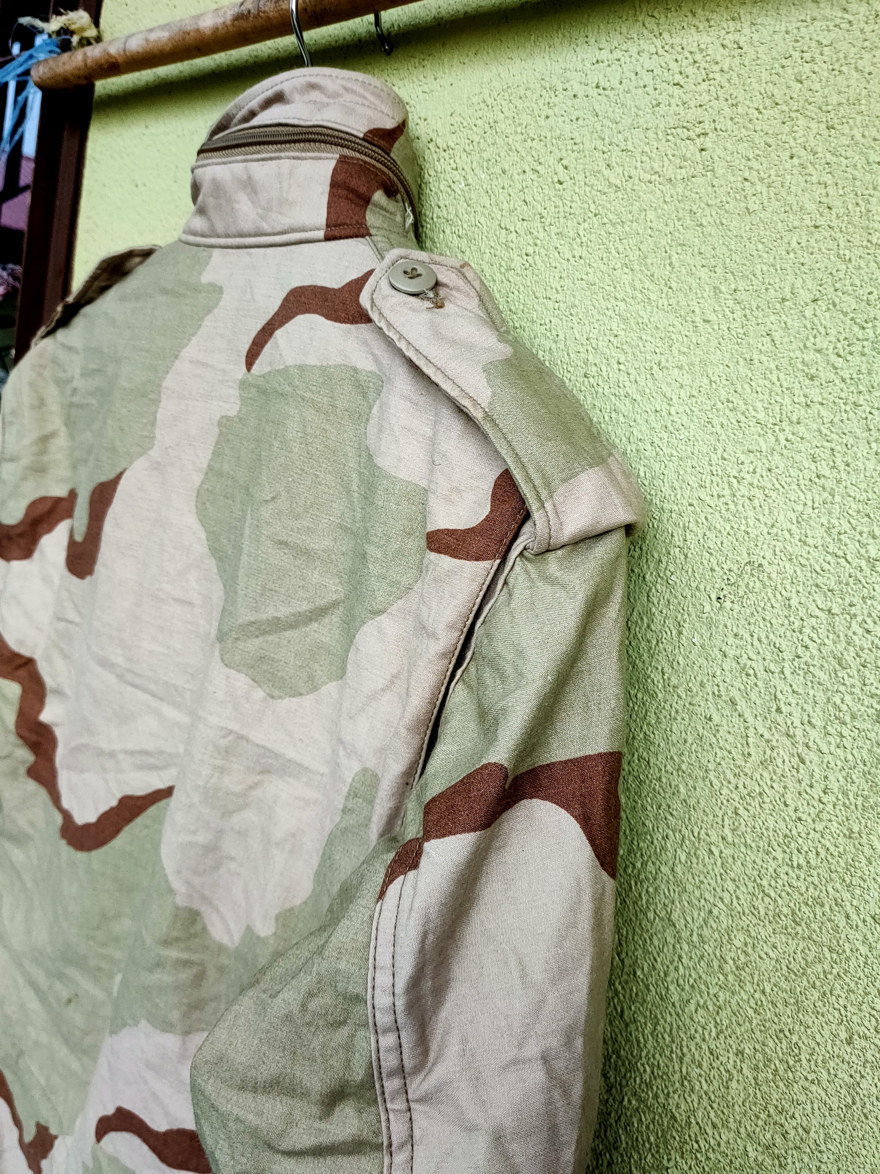 Vintage Military Field Jacket Coat Cold Weather Desert Camo S Long Size US S / EU 44-46 / 1 - 4 Thumbnail