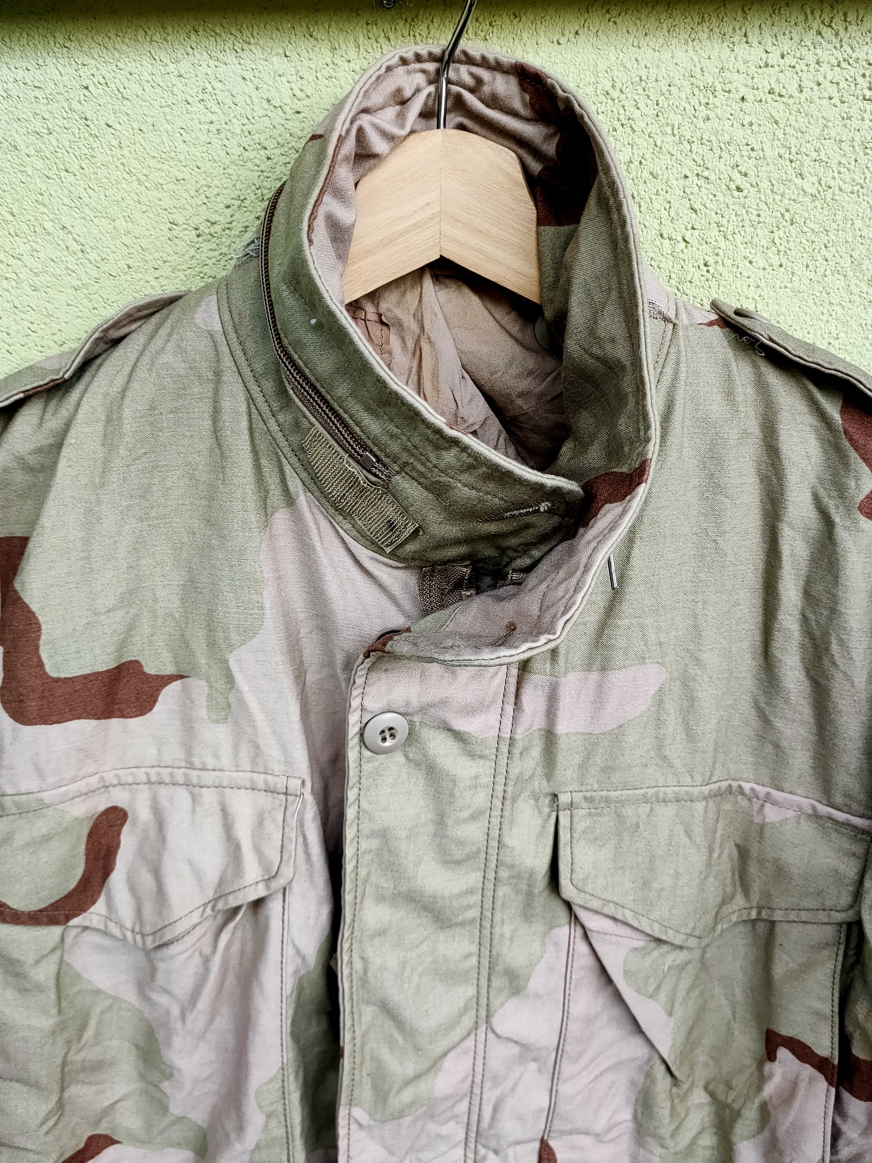 Vintage Military Field Jacket Coat Cold Weather Desert Camo S Long Size US S / EU 44-46 / 1 - 8 Thumbnail
