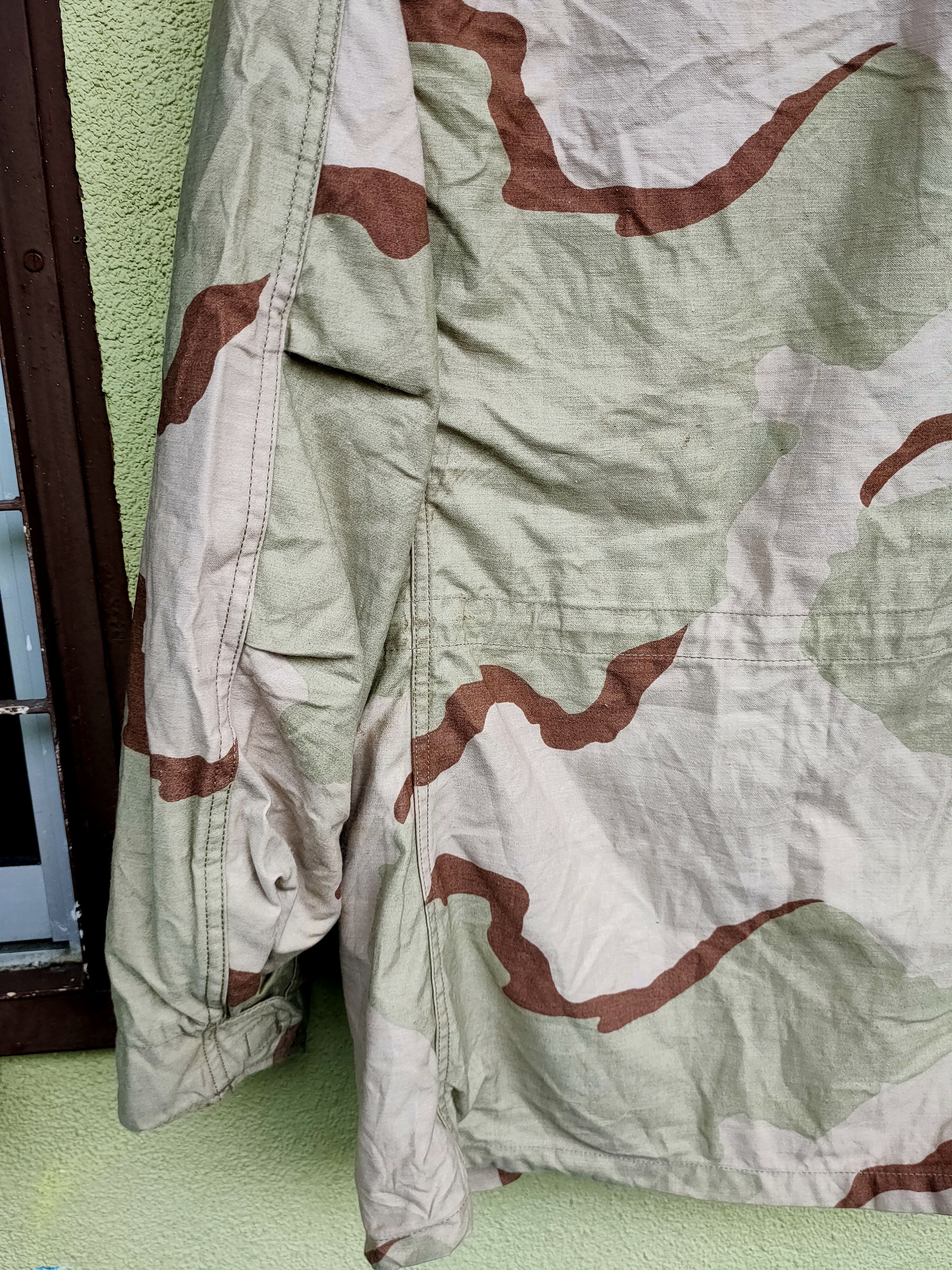 Vintage Military Field Jacket Coat Cold Weather Desert Camo S Long Size US S / EU 44-46 / 1 - 5 Thumbnail