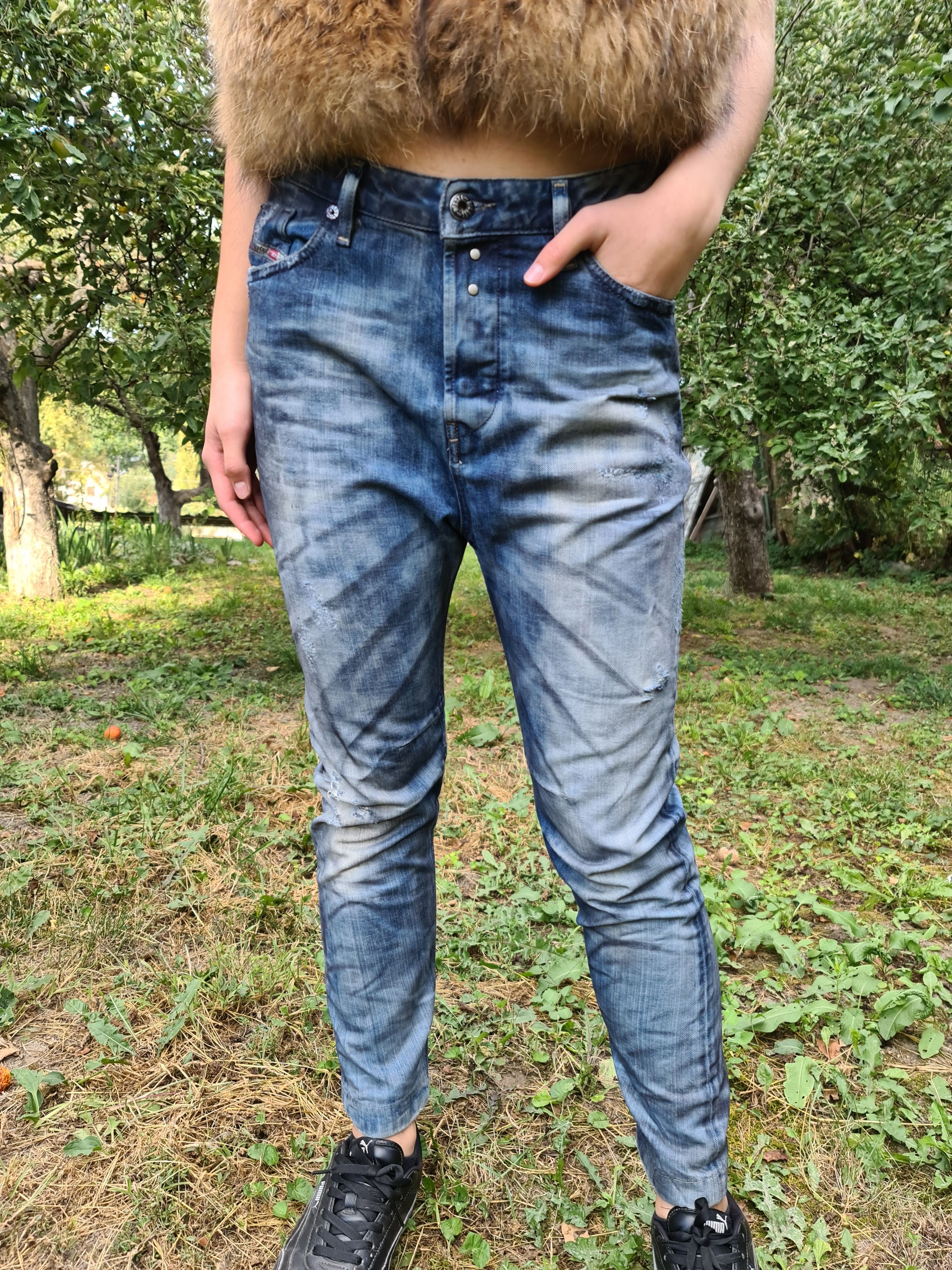 Diesel Diesel Ezee relaxed boyfriend low waist WASH 0829B Size 27" / US 4 / IT 40 - 1 Thumbnail