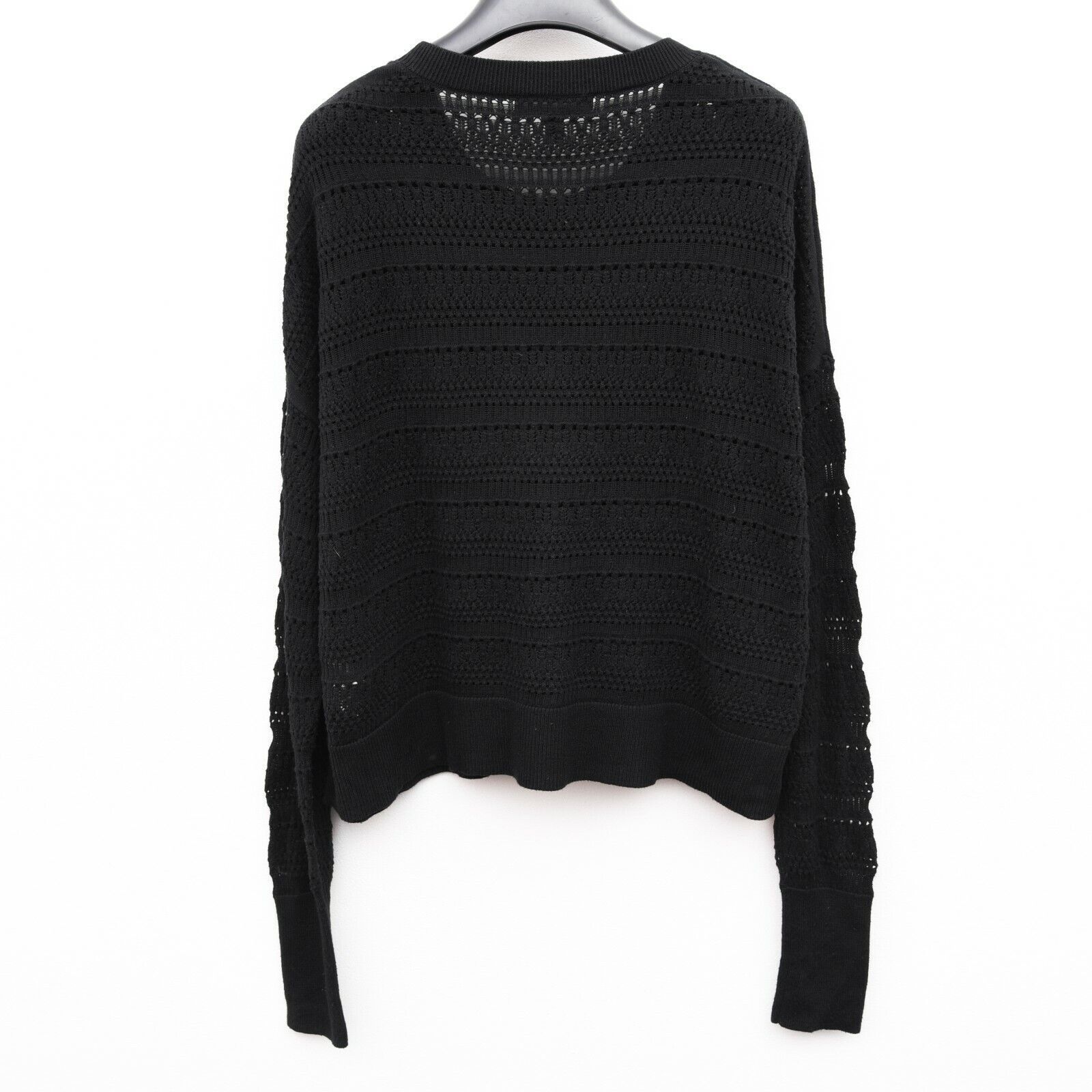 Banana Republic S Crop Top Knit Sweater Cotton Pullover Jumper Sweatshirt Size S / US 4 / IT 40 - 2 Thumbnail