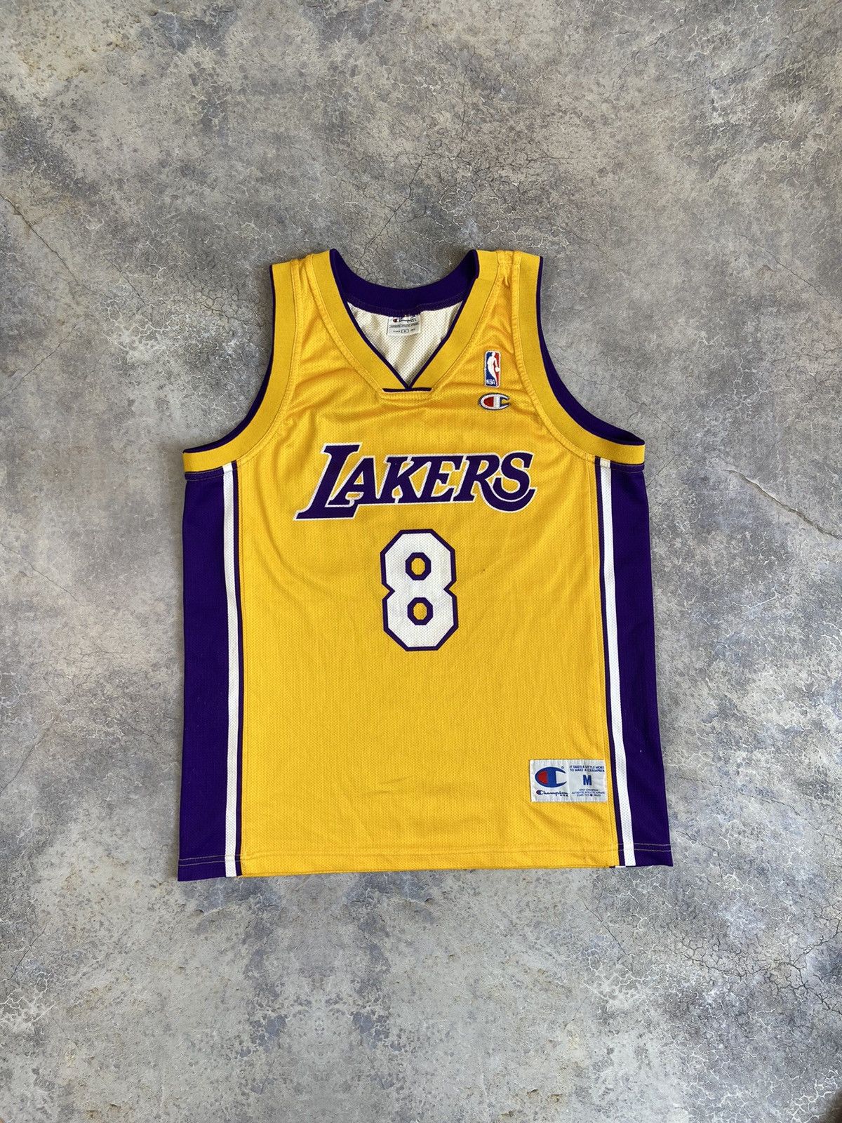 CHAMPION NBA LOS ANGELES LAKERS #8 KOBE BRYANT JERSEY SIZE M