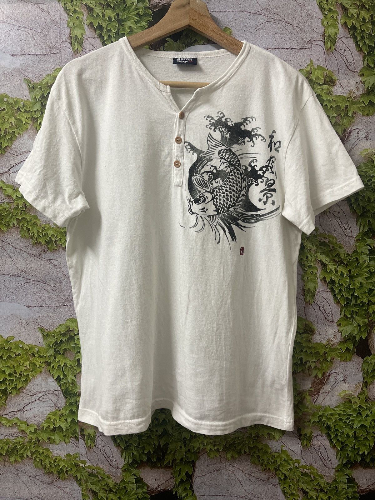 VINTAGE SUKAJAN KOI FISH TEE VERY RARE