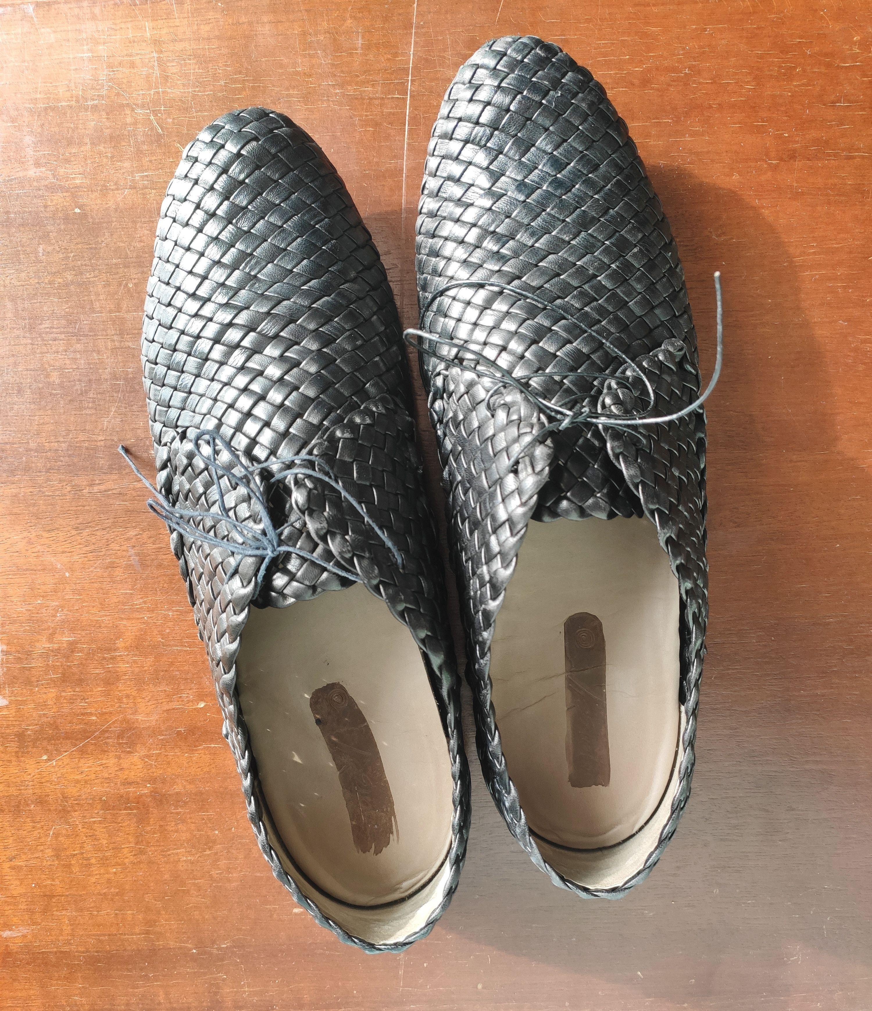 Marsell Intreccio woven derbies.Like Guidi or Dries van Noten Size US 10.5 / EU 43-44 - 2 Thumbnail