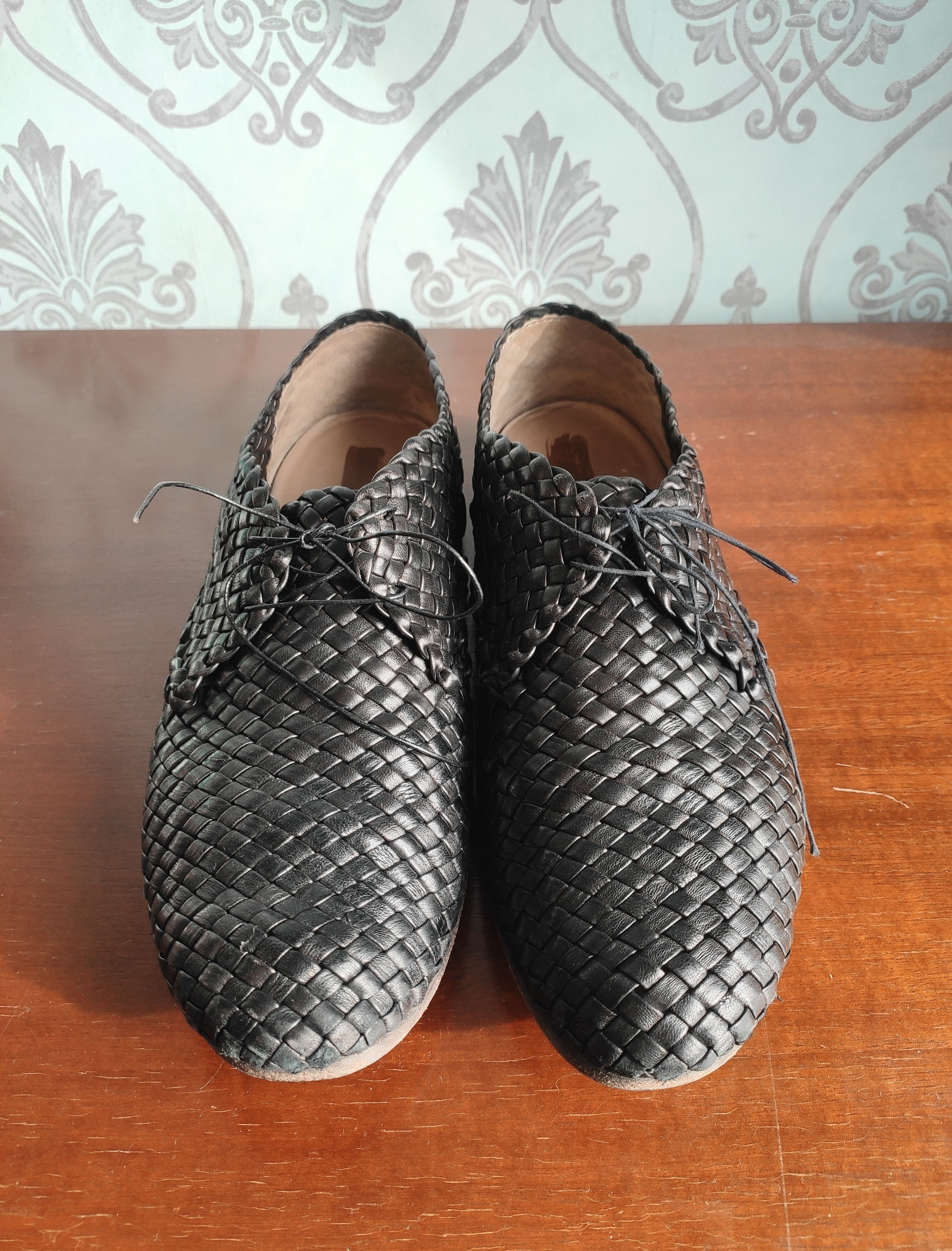 Marsell Intreccio woven derbies.Like Guidi or Dries van Noten Size US 10.5 / EU 43-44 - 1 Thumbnail