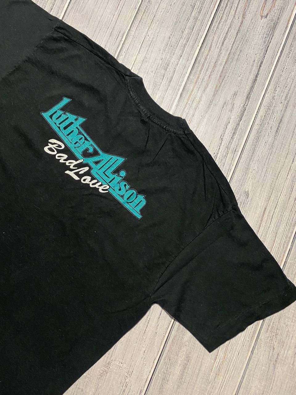 Band Tees Vintage Luther Allison Bad Love T-Shirt Big Logo 90s Black Size US L / EU 52-54 / 3 - 11 Thumbnail