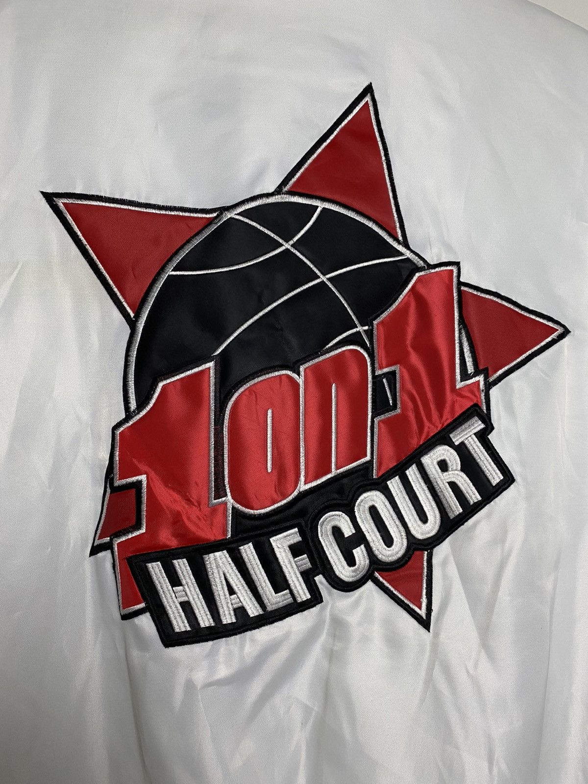 Vintage Raw Blue vintage white bomber jacket basket 1on1 half court Size US L / EU 52-54 / 3 - 8 Thumbnail