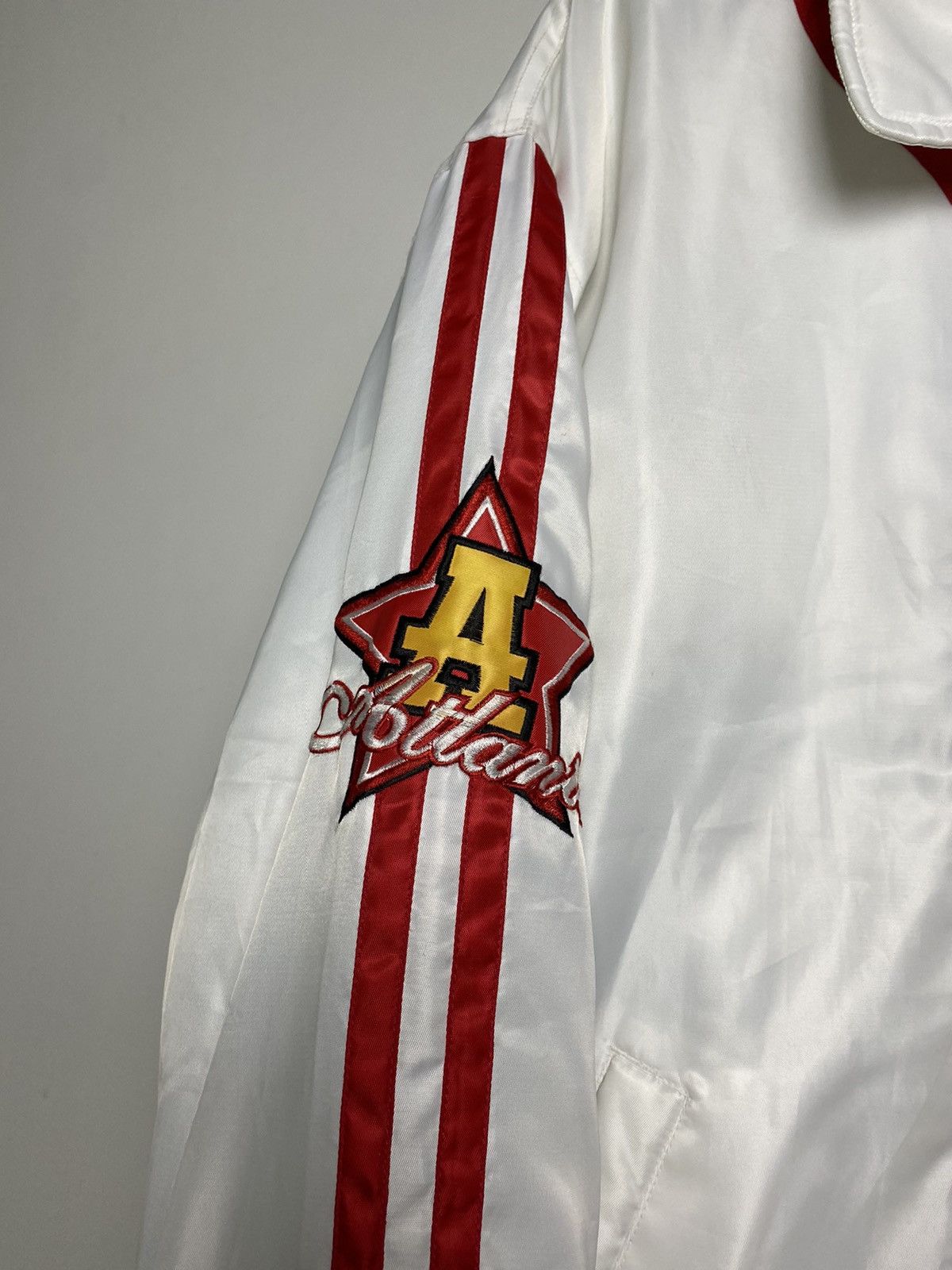Vintage Raw Blue vintage white bomber jacket basket 1on1 half court Size US L / EU 52-54 / 3 - 3 Thumbnail