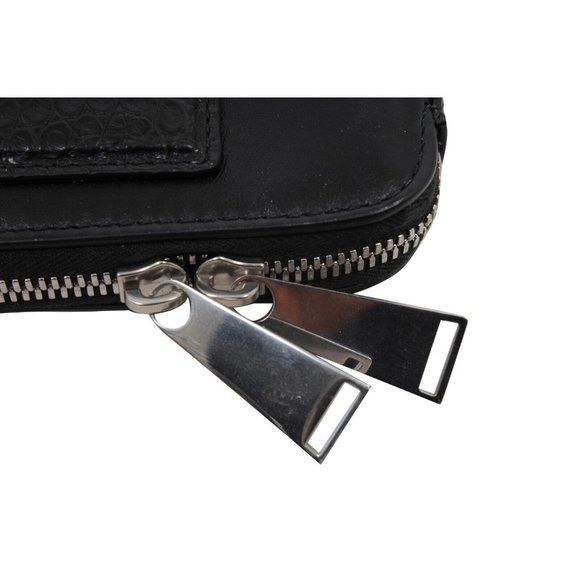 Bottega Veneta Envelope Clutch Black Crocodile Strap Card Document Holder Size ONE SIZE - 4 Thumbnail