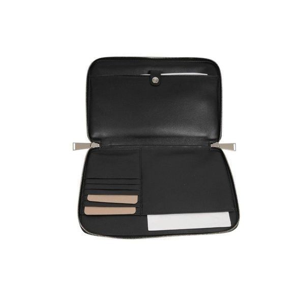 Bottega Veneta Envelope Clutch Black Crocodile Strap Card Document Holder Size ONE SIZE - 9 Thumbnail
