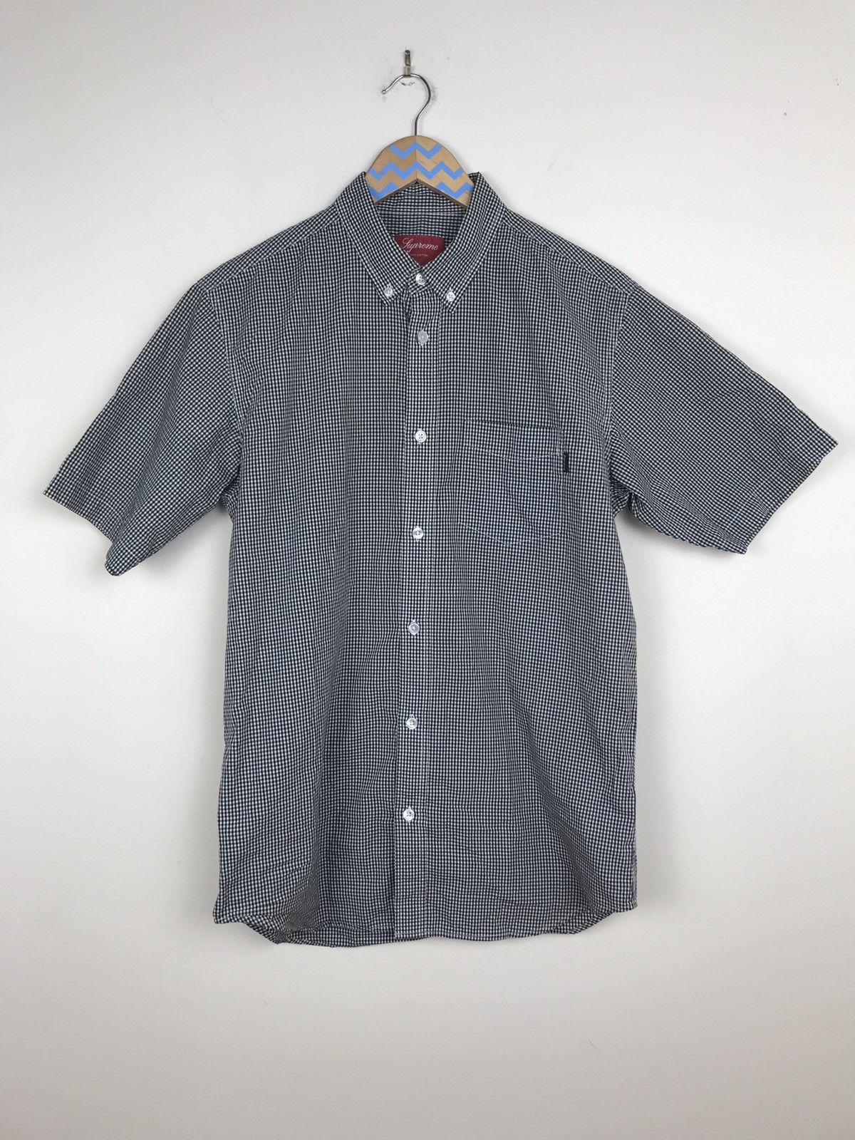 Supreme Black and White Patterned Short Sleeve Button Up Size US M / EU 48-50 / 2 - 1 Thumbnail