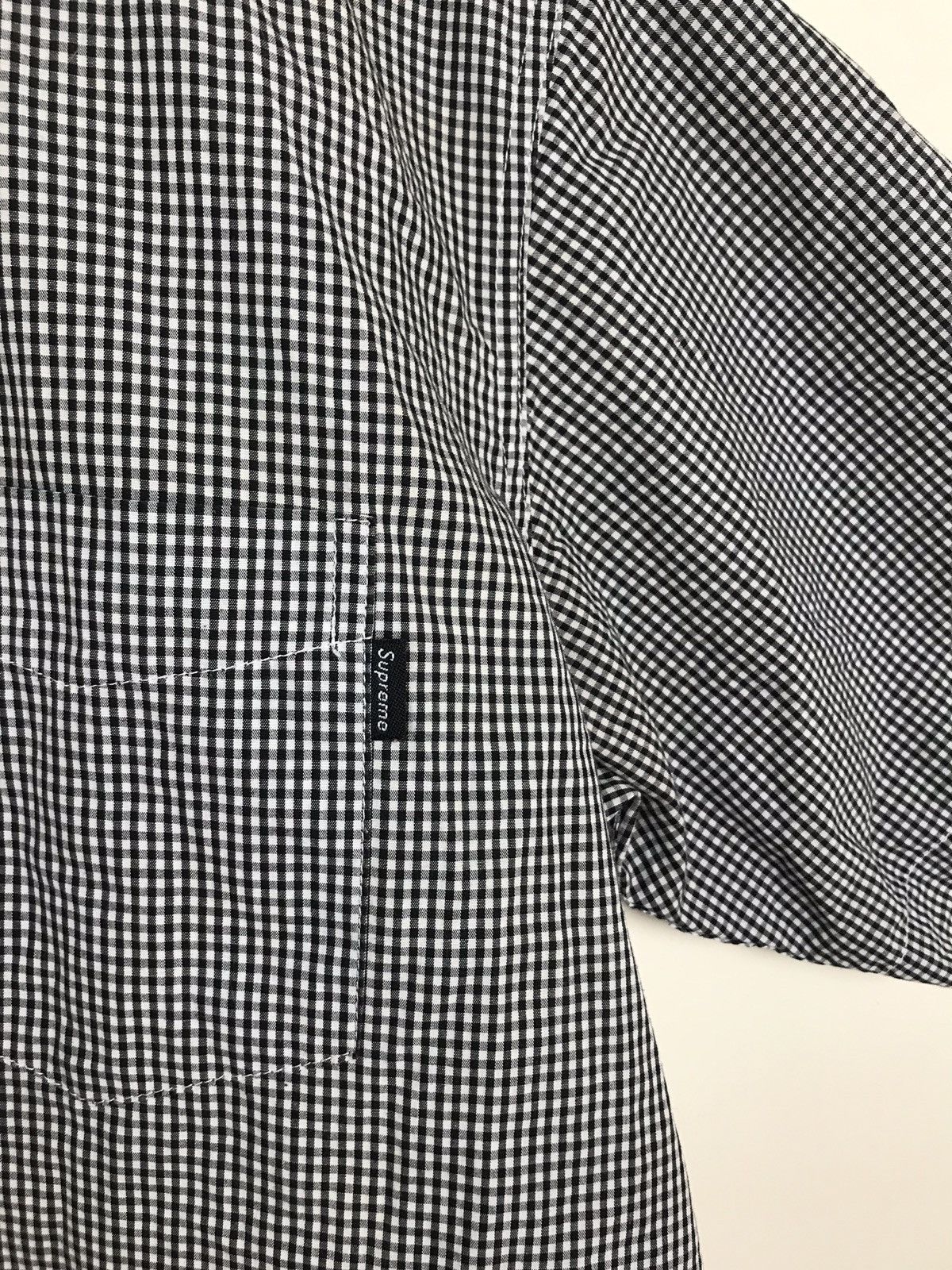 Supreme Black and White Patterned Short Sleeve Button Up Size US M / EU 48-50 / 2 - 4 Thumbnail