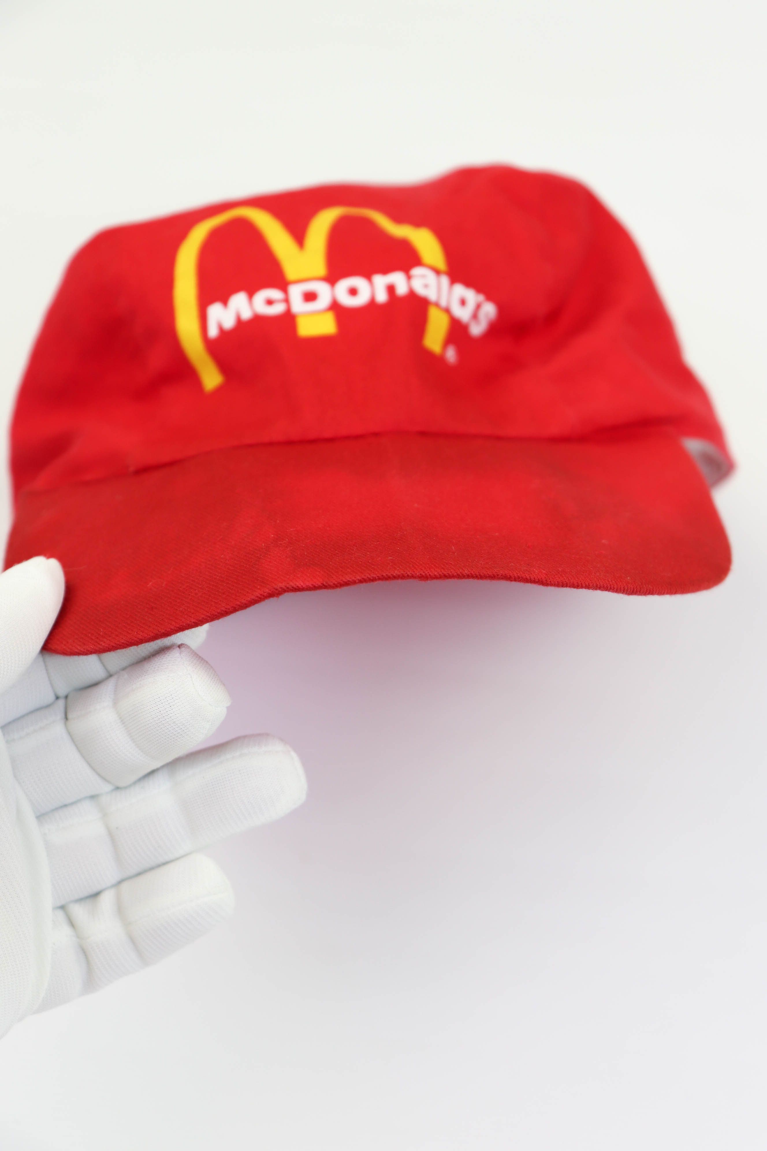 Vintage McDonald's Vintage 90s ©1997 Big Logo Distressed Red Cap Hat Size ONE SIZE - 14 Thumbnail