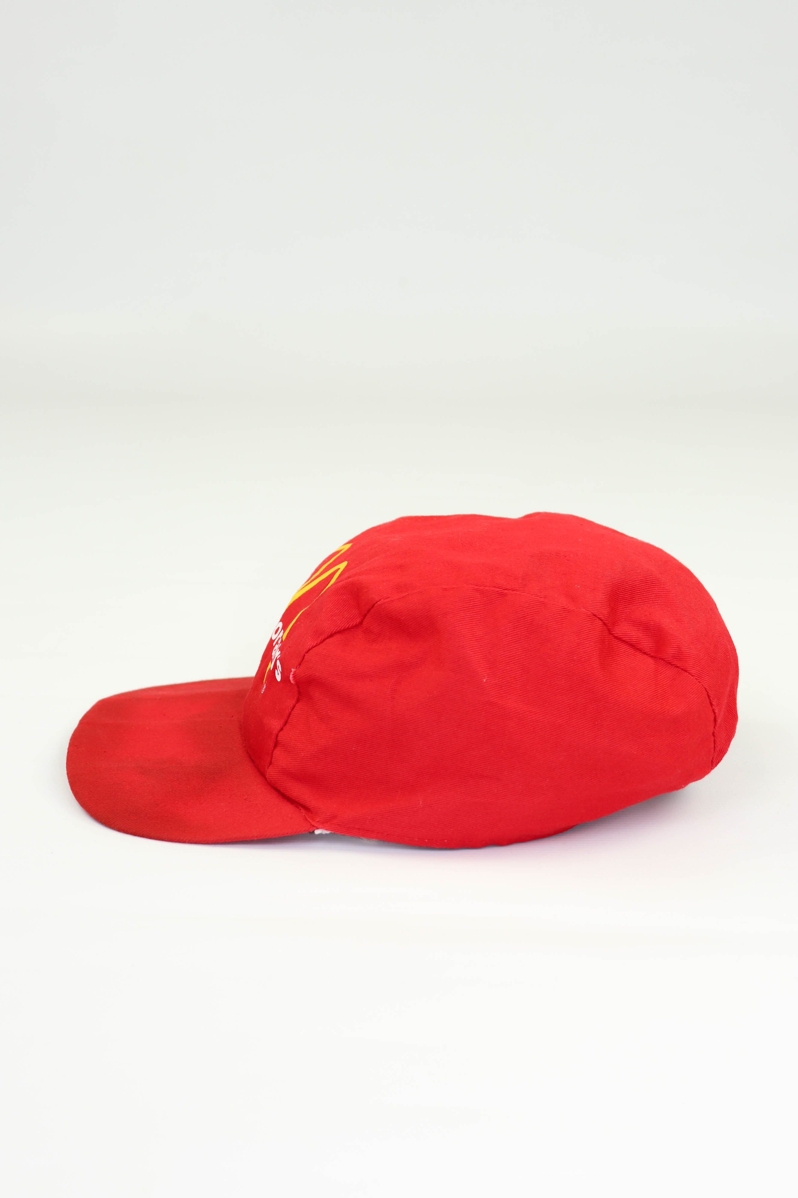 Vintage McDonald's Vintage 90s ©1997 Big Logo Distressed Red Cap Hat Size ONE SIZE - 9 Thumbnail