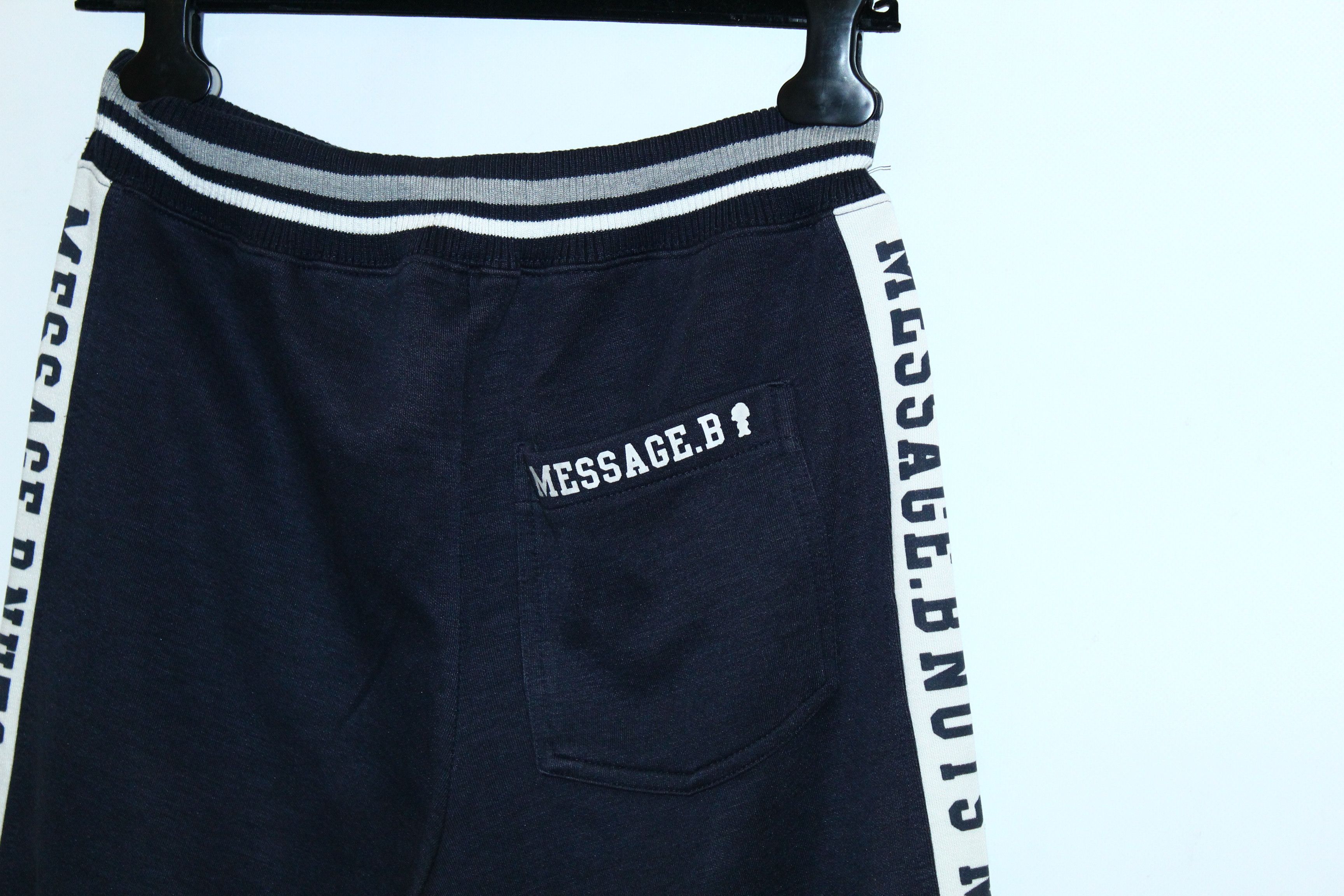Japanese Brand 🔥 VTG 🔥 Message Board Cotton Logo Tapes Sweat Pants Size US 30 / EU 46 - 4 Thumbnail