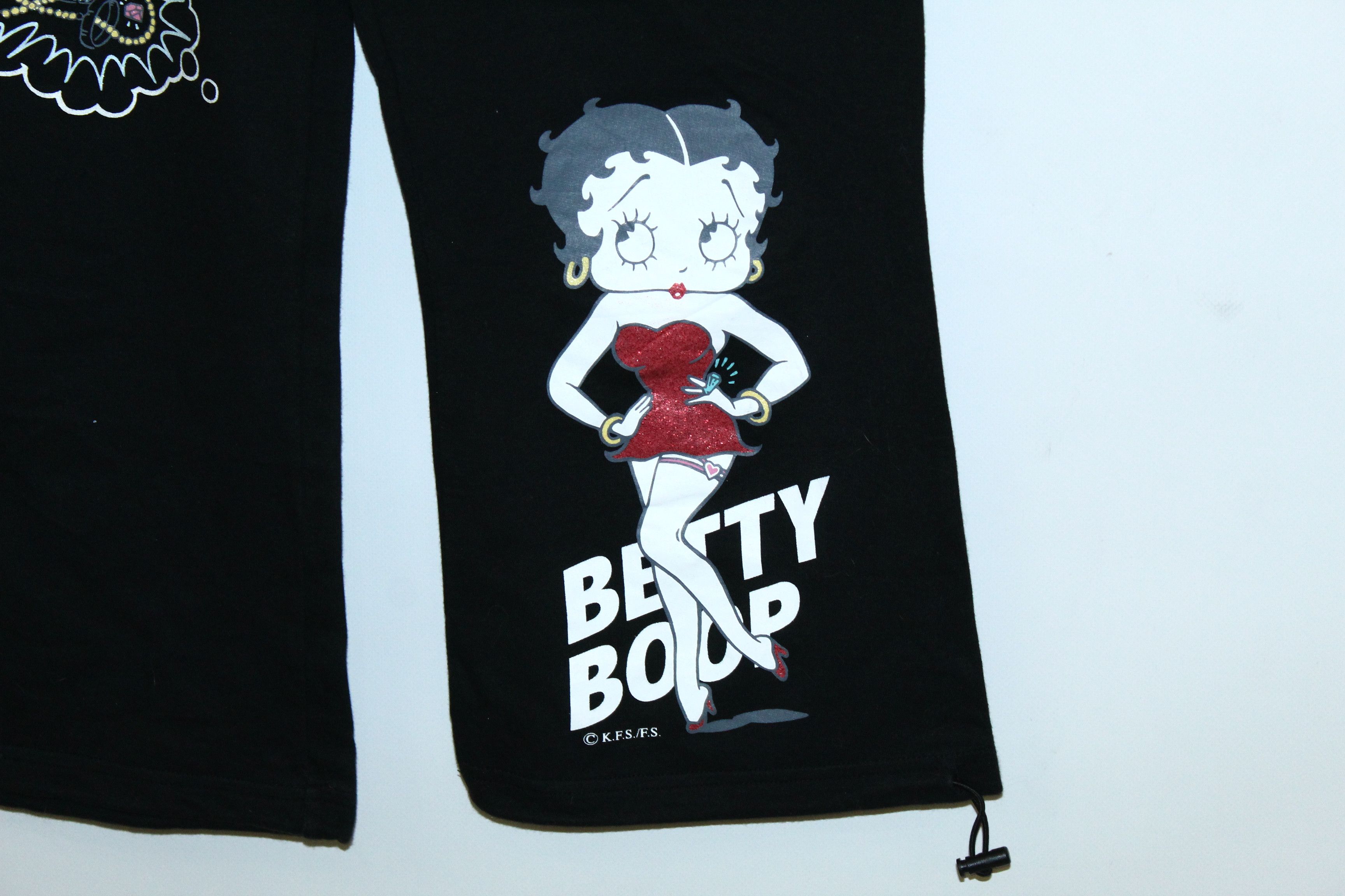 Japanese Brand 🔥 VTG 🔥 Betty Boop Logo Sweatpants by K.F.S Inc. Size 25" / US 0 / IT 36 - 3 Thumbnail
