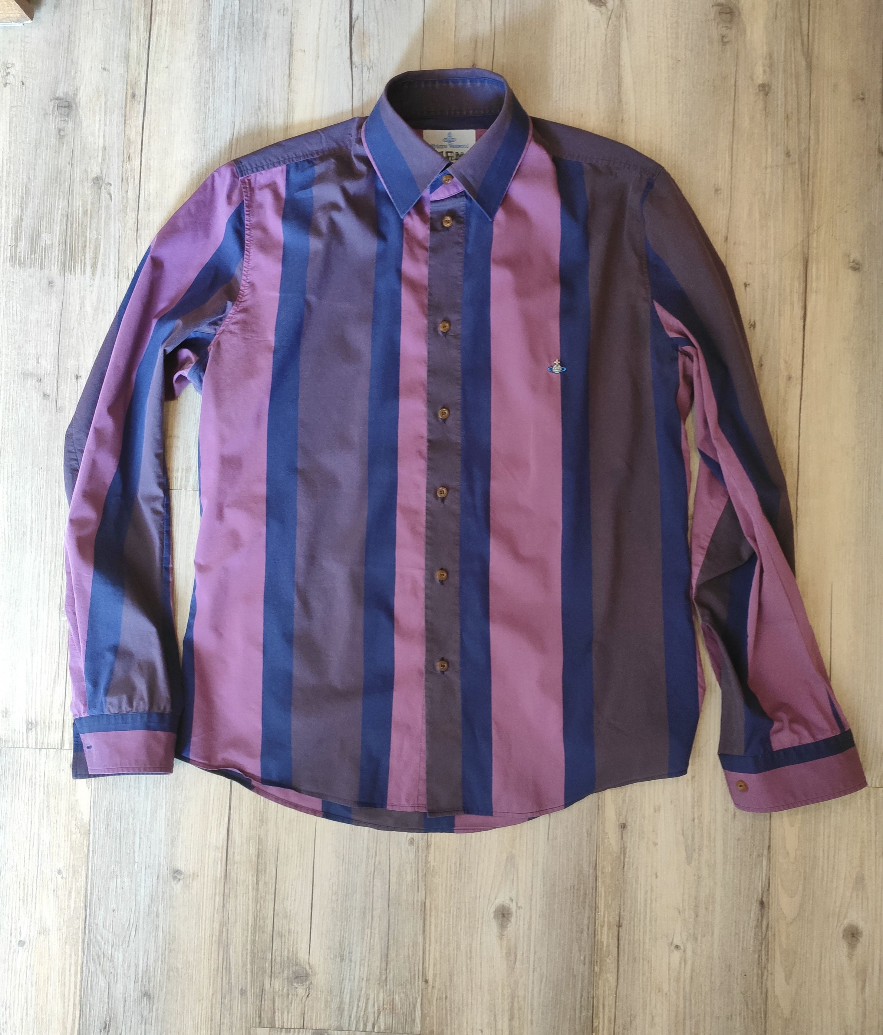 Vivienne Westwood Striped shirt.Like Jean-Paul Gaultier or Antonio Marras Size US L / EU 52-54 / 3 - 1 Thumbnail