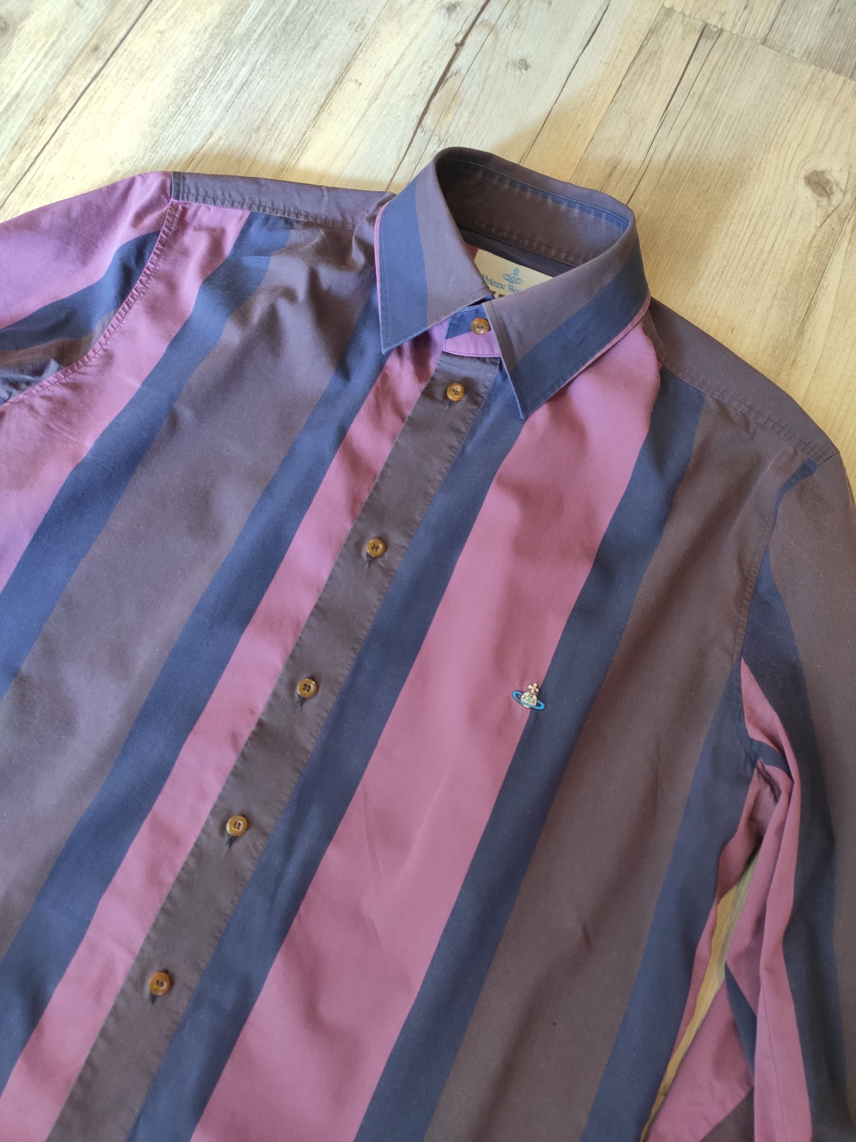 Vivienne Westwood Striped shirt.Like Jean-Paul Gaultier or Antonio Marras Size US L / EU 52-54 / 3 - 6 Thumbnail